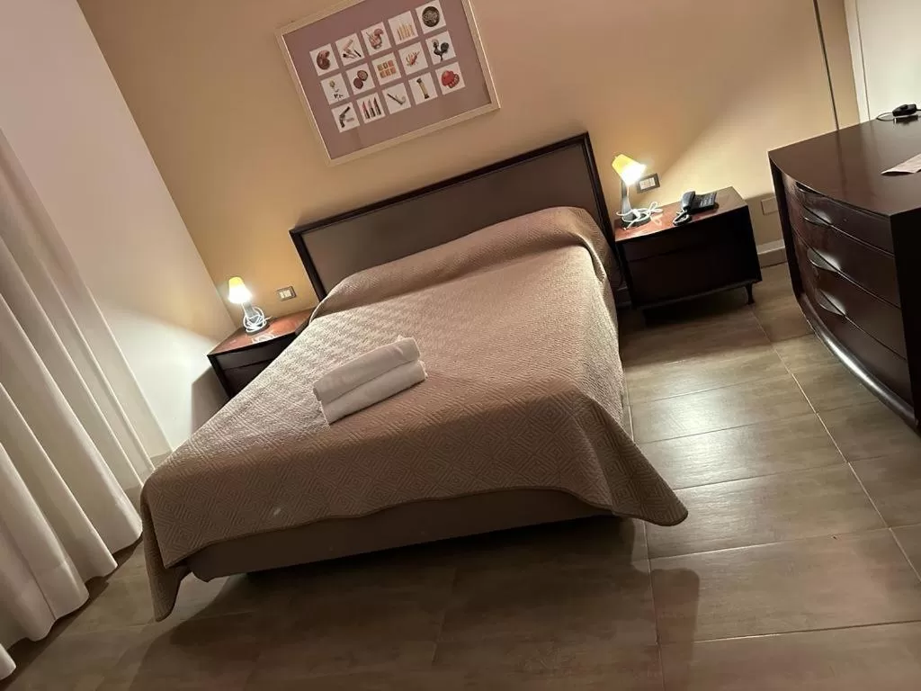 Bed in Hotel Le Calandre