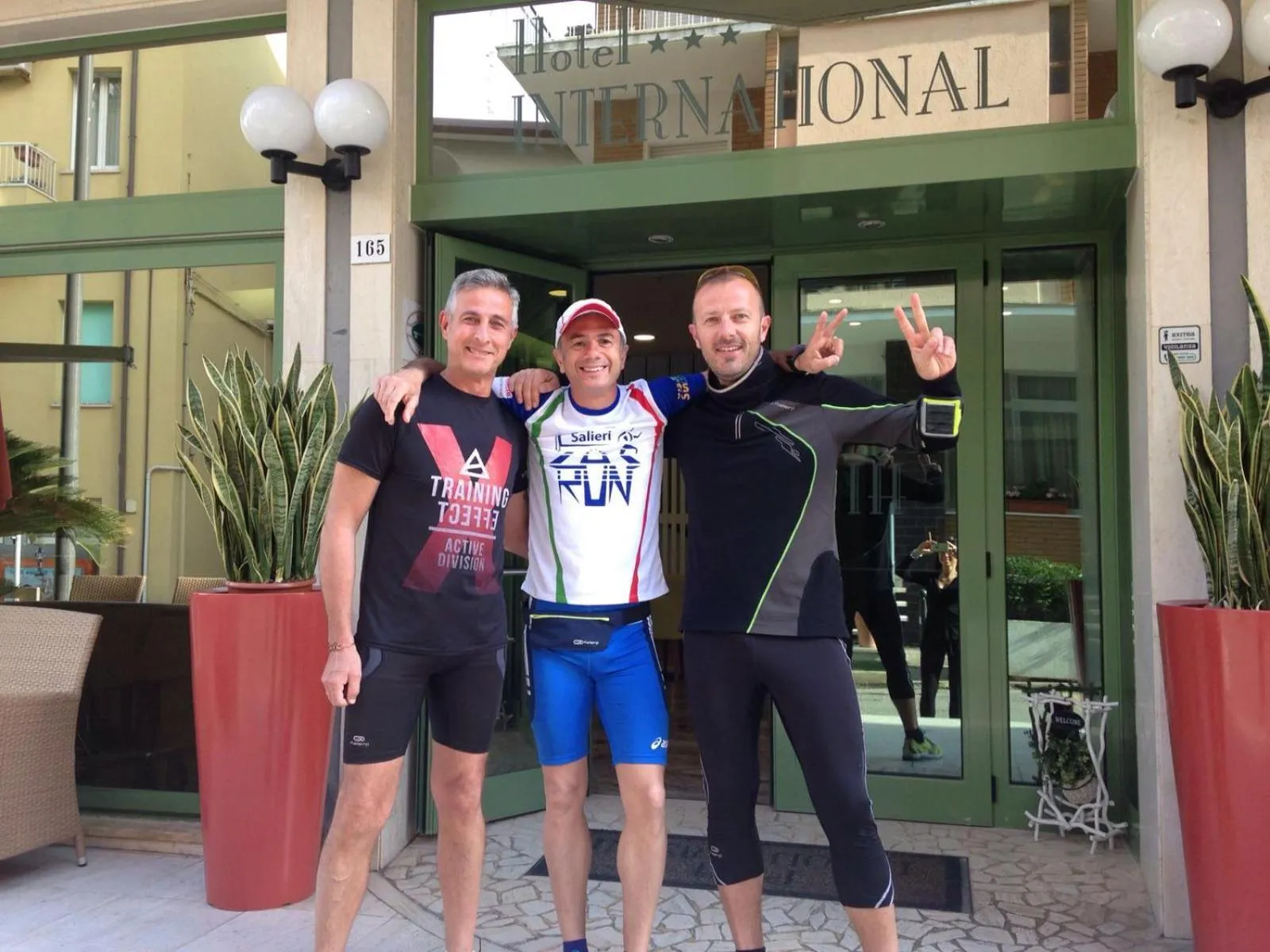 Facade/entrance in Hotel International