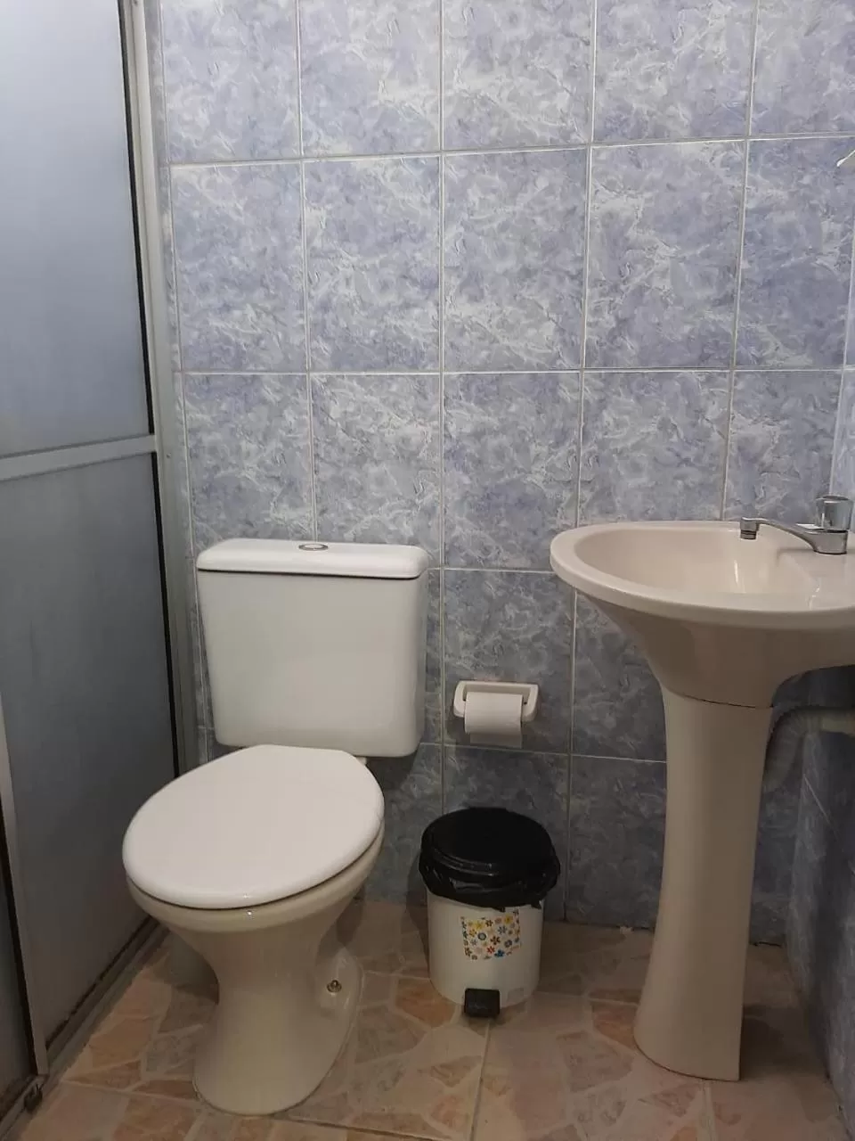 Bathroom in Pousada Canoas