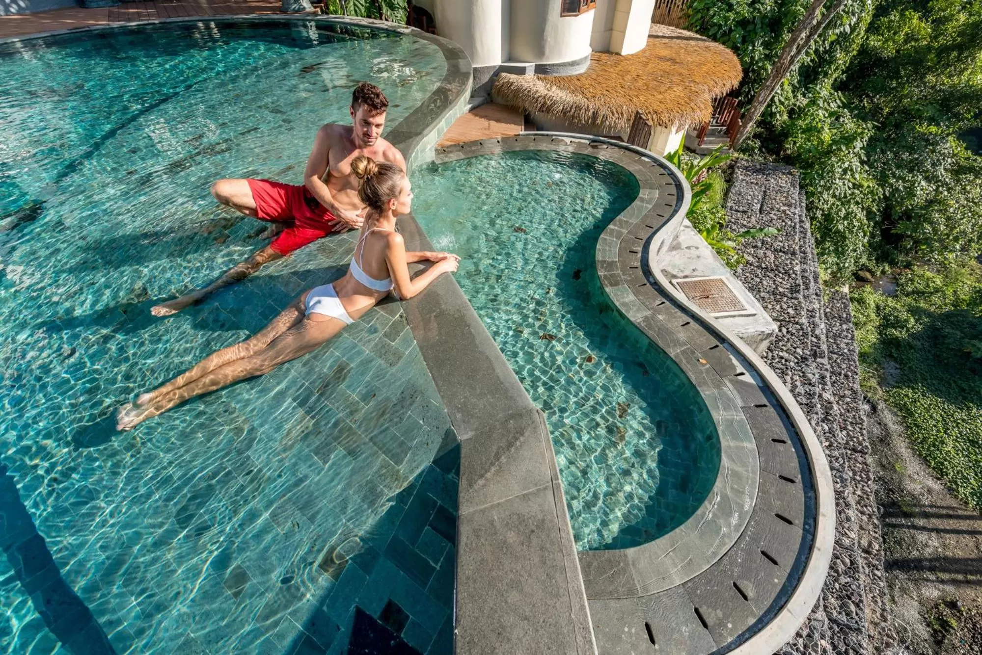 Swimming pool in tanadewa Resort Ubud Bali by Cross Collection