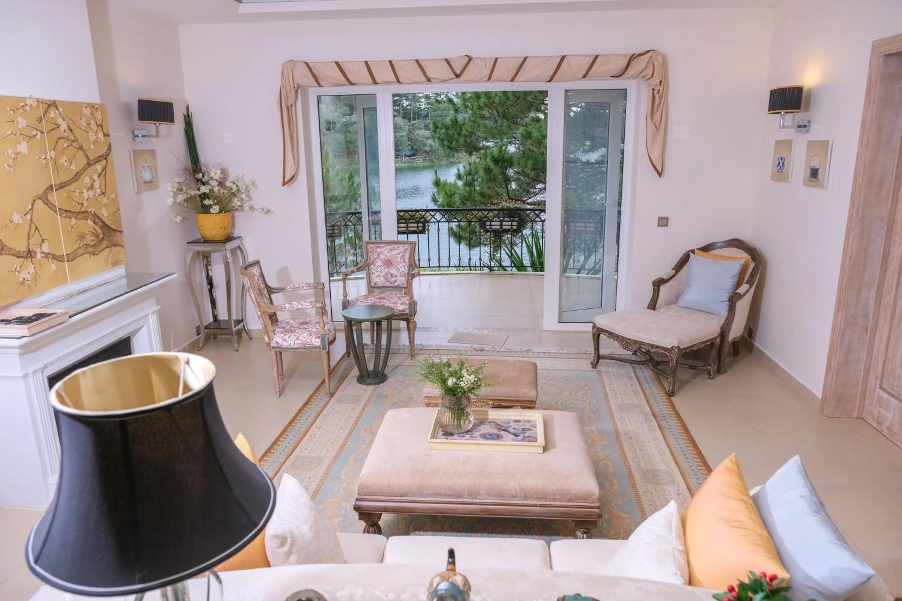 Seating area in Binh An Village Resort