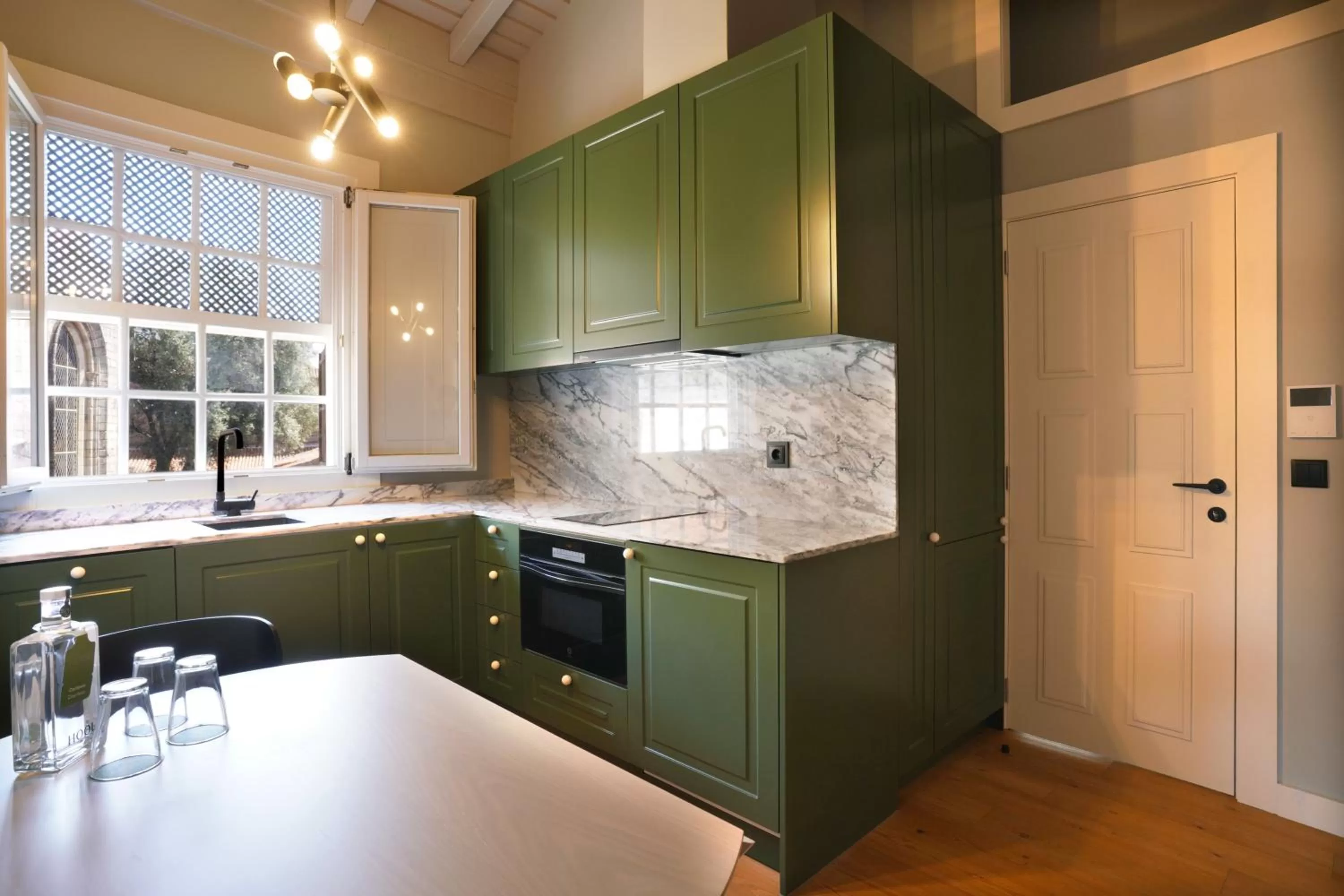 Kitchen or kitchenette in Hotel da Oliveira