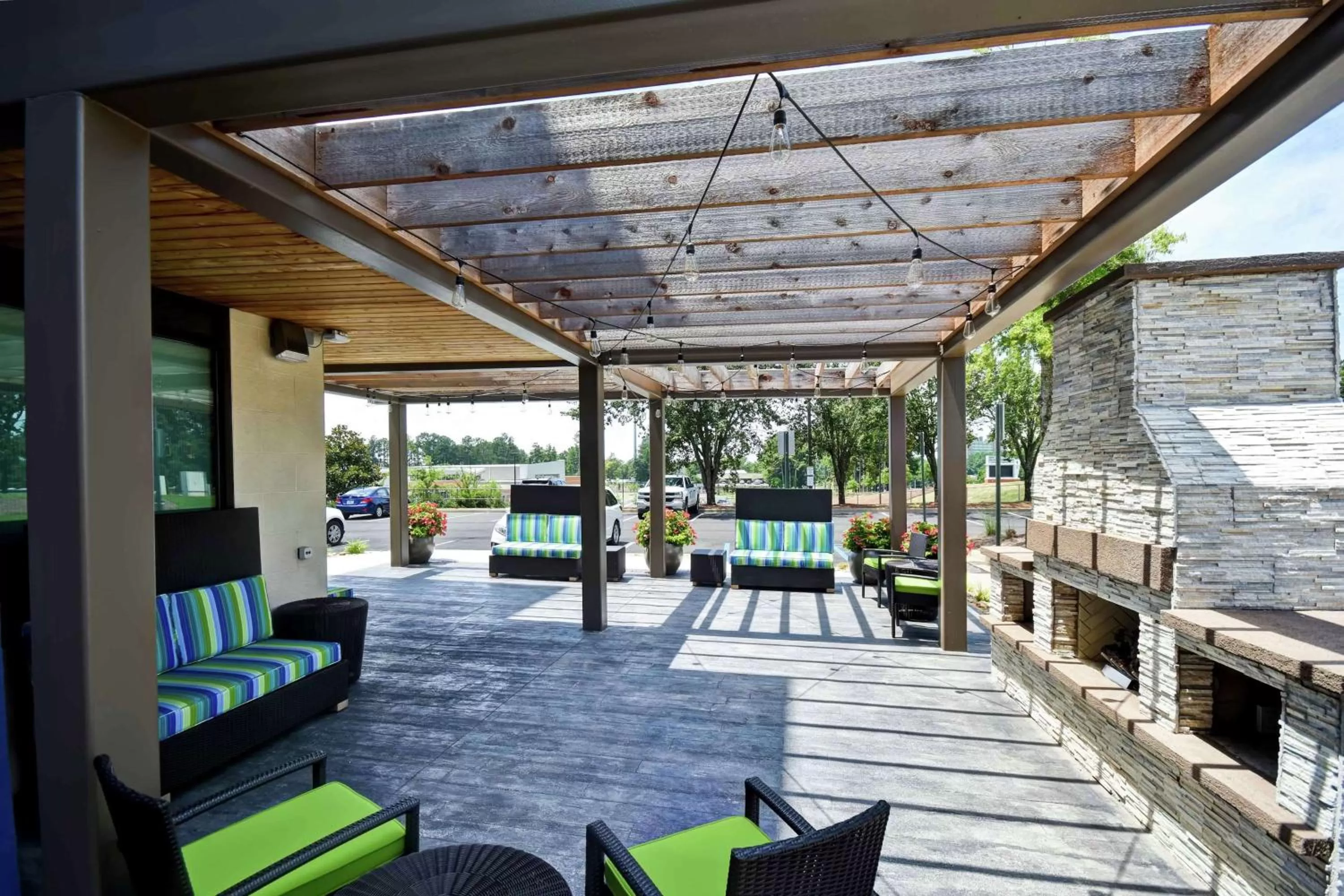 Patio in Home2 Suites by Hilton Atlanta Norcross