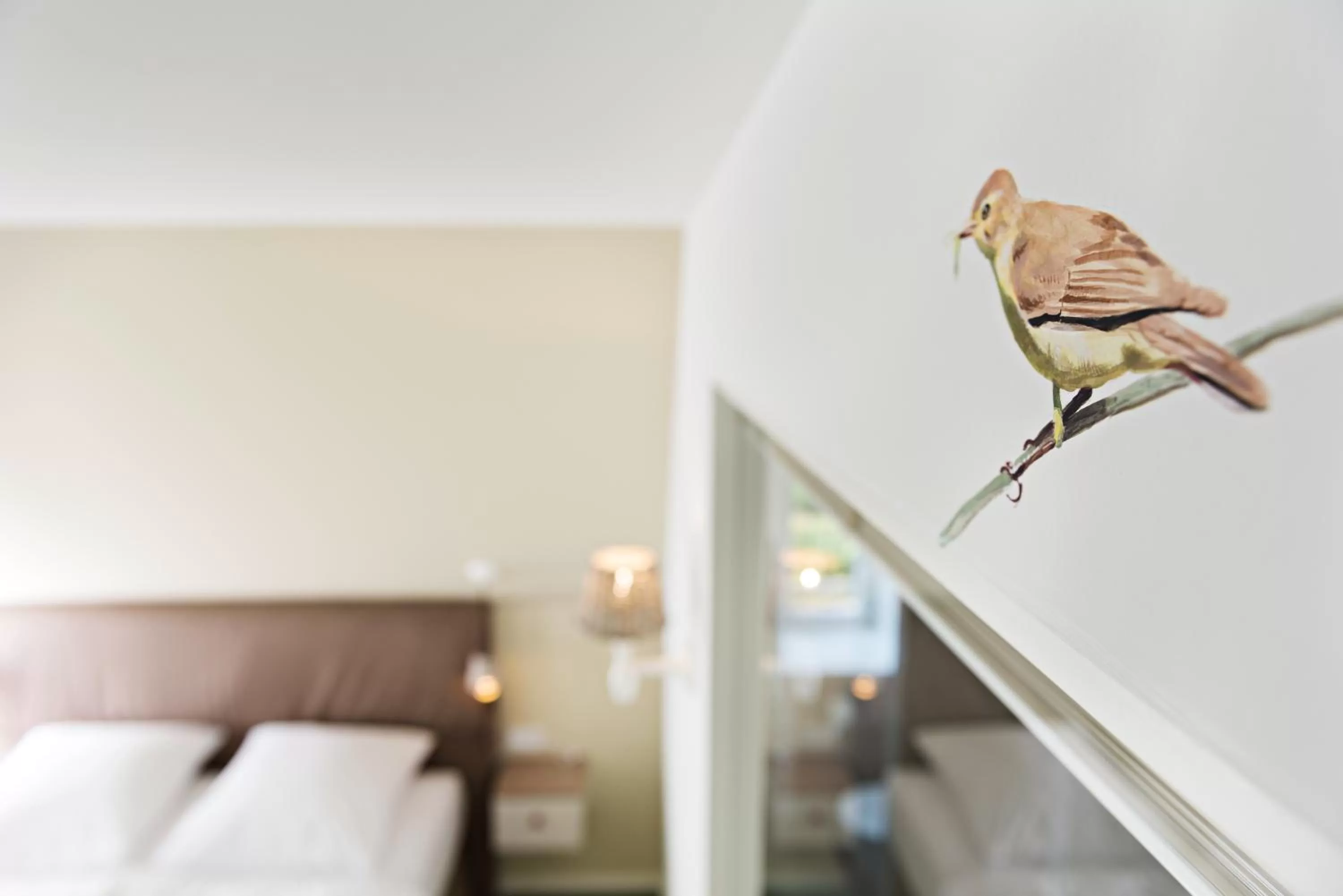 Decorative detail, Bed in Schmucke Witwe