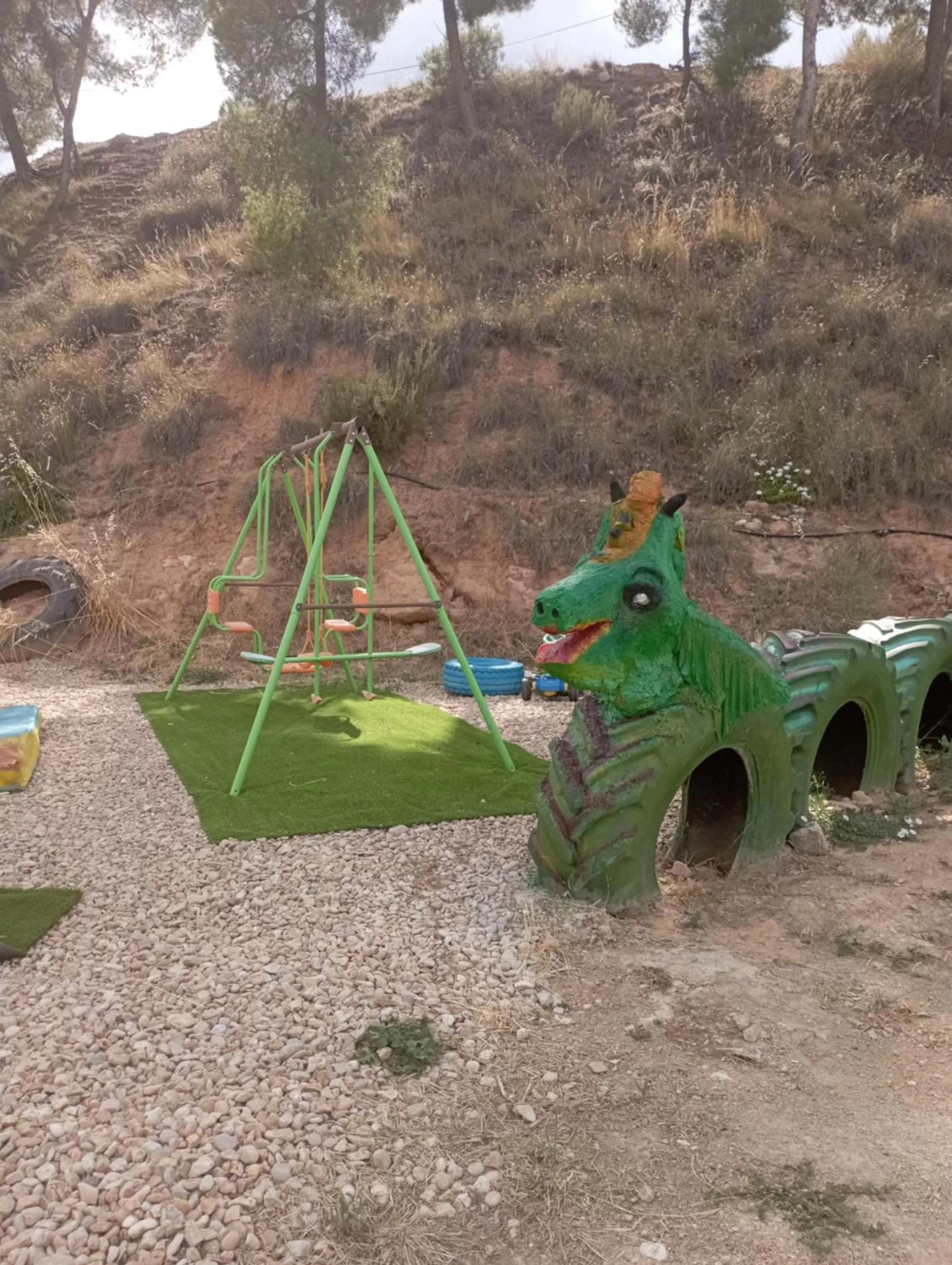 Natural landscape, Children's Play Area in Cabezo Buñuel Hostal