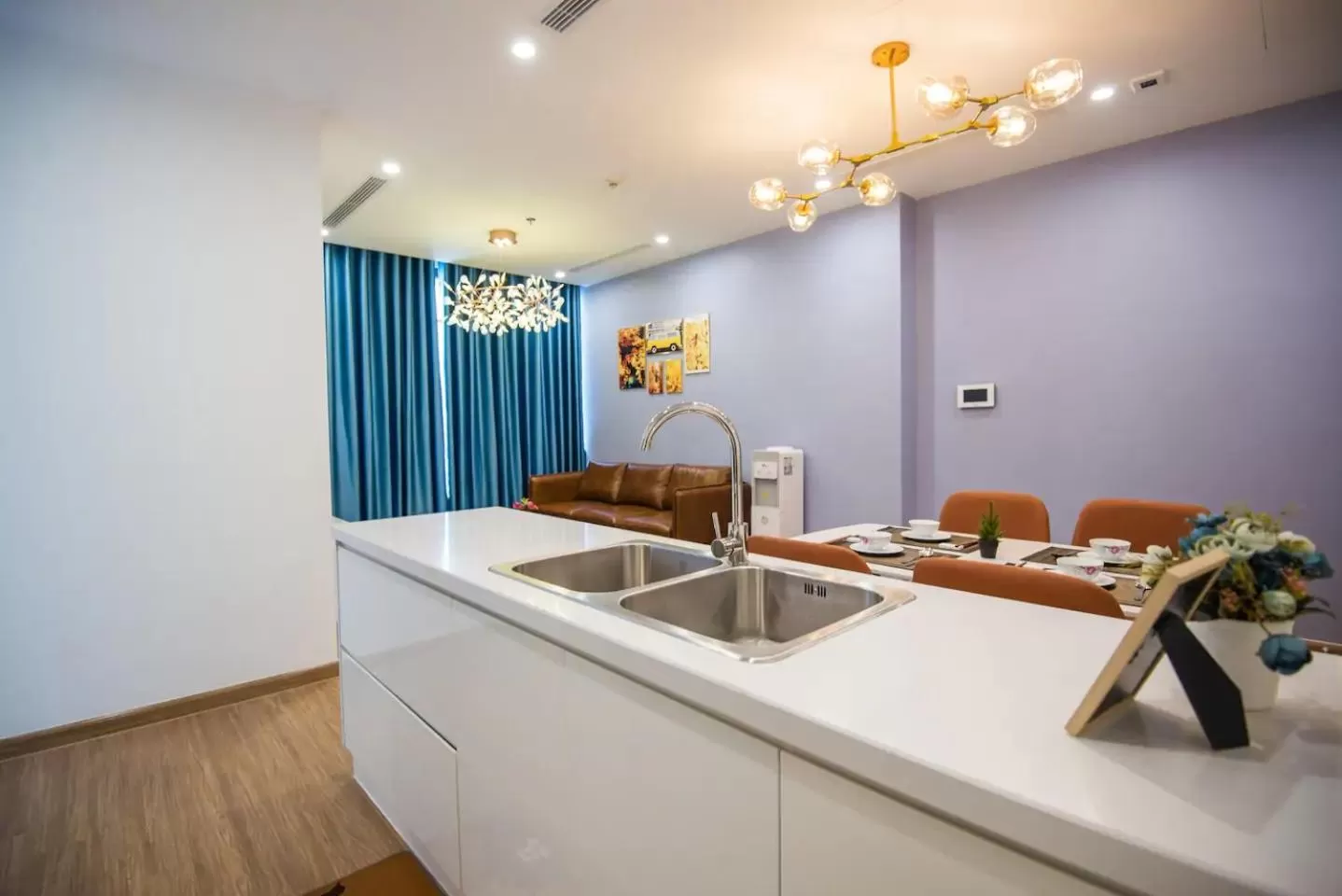 Kitchen/Kitchenette in Vinhomes Skylake Apartment - by Bayhomes