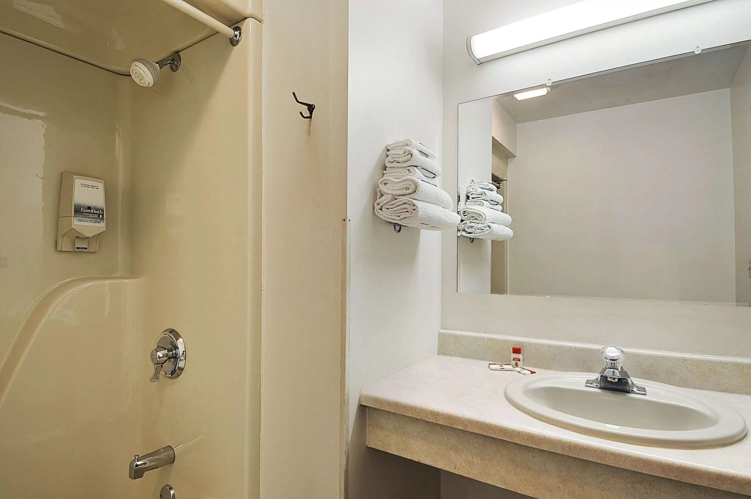 On site, Bathroom in Super 8 by Wyndham Iron Mountain