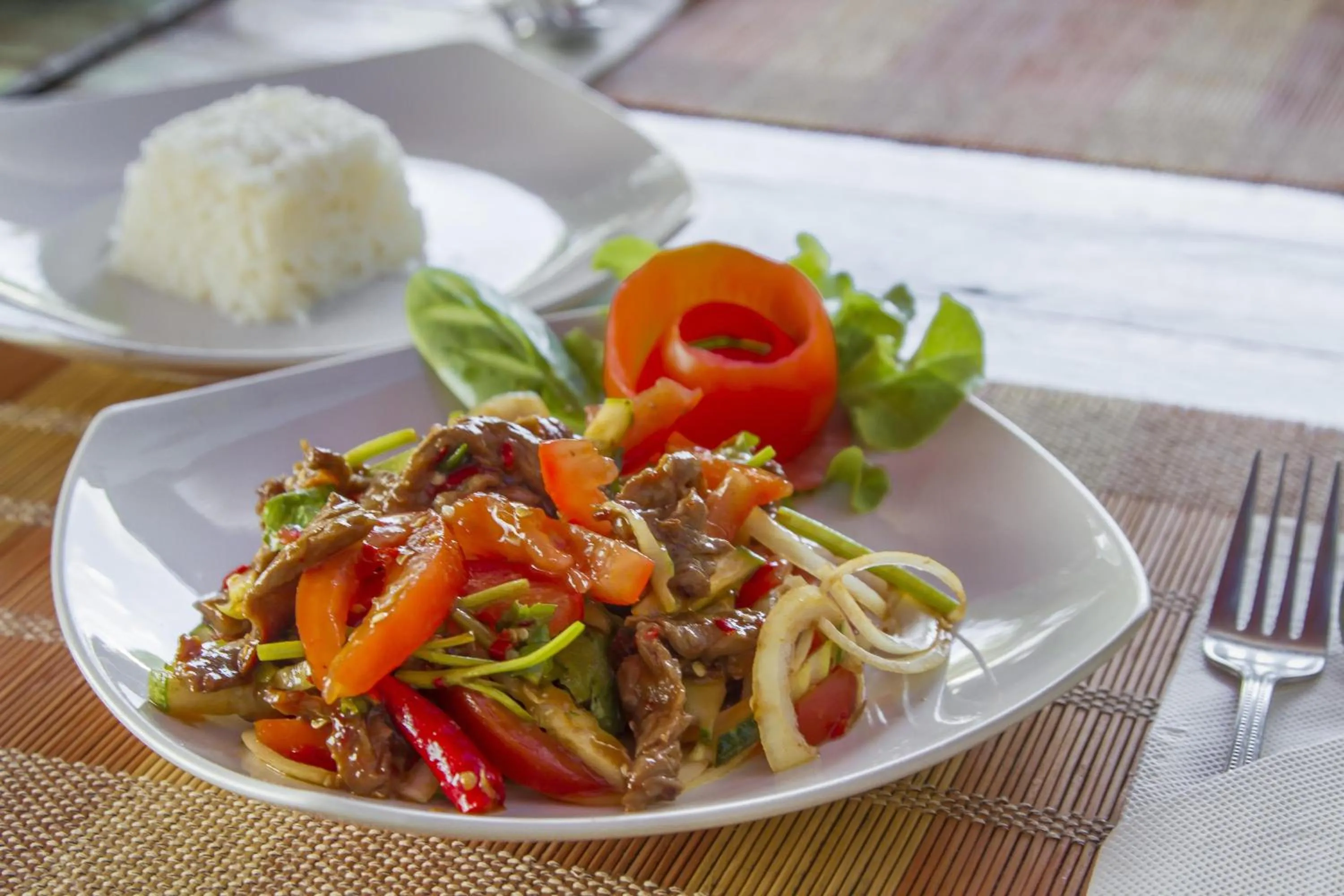 Food close-up in Crystal Bay Beach Resort