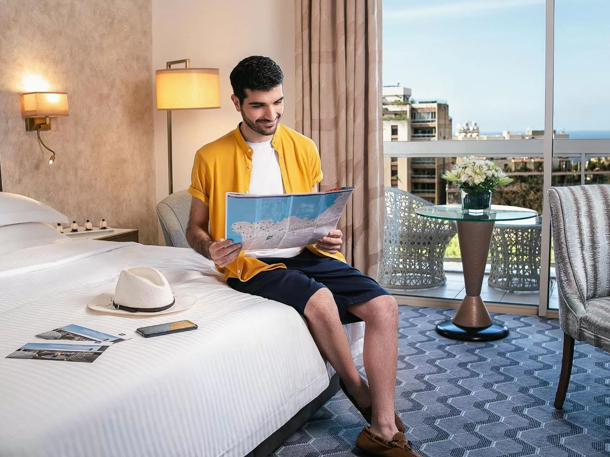 Bedroom, Bed in Gefinor Rotana – Beirut