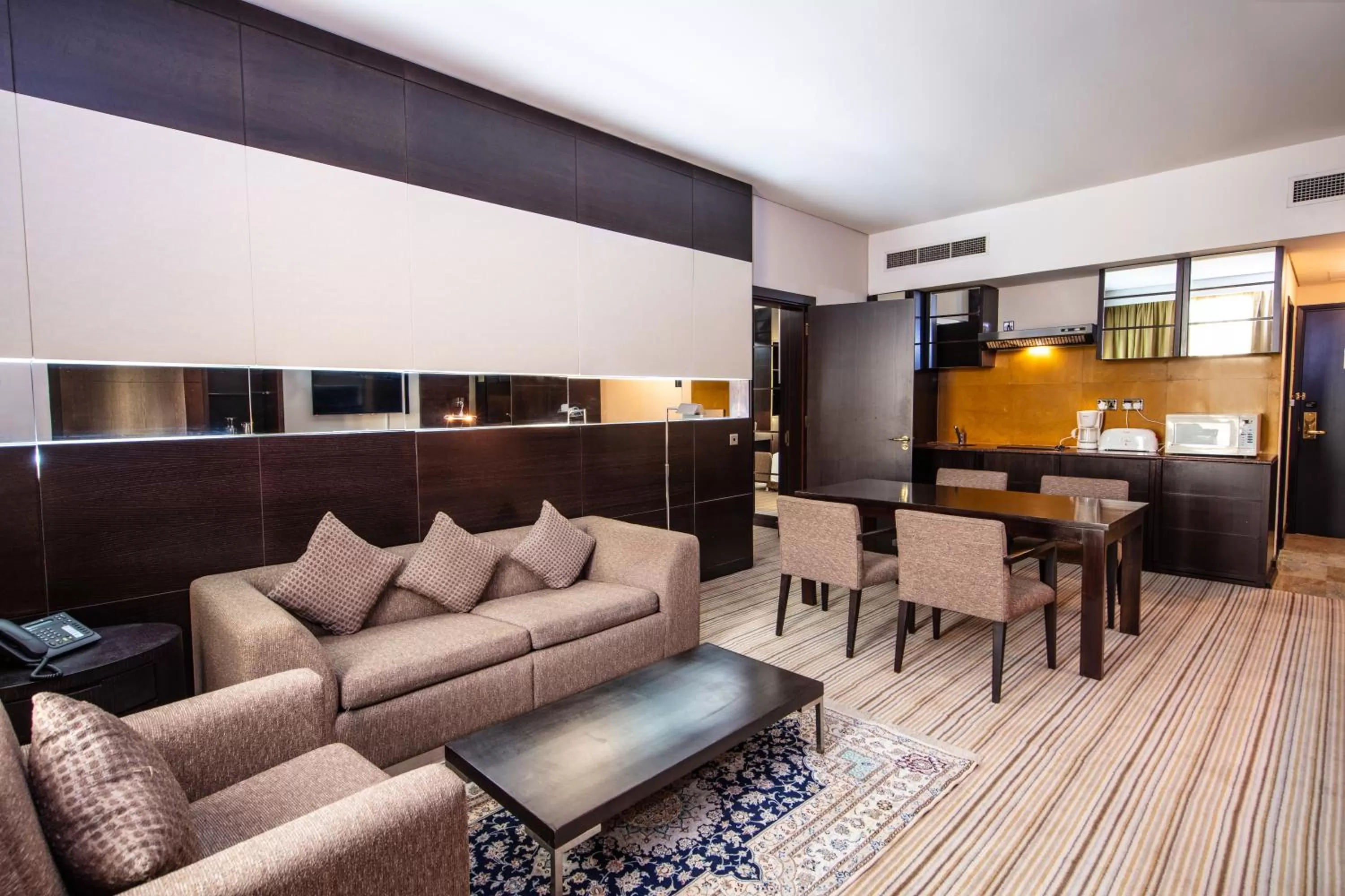 Living room in Radisson Blu Hotel, Doha