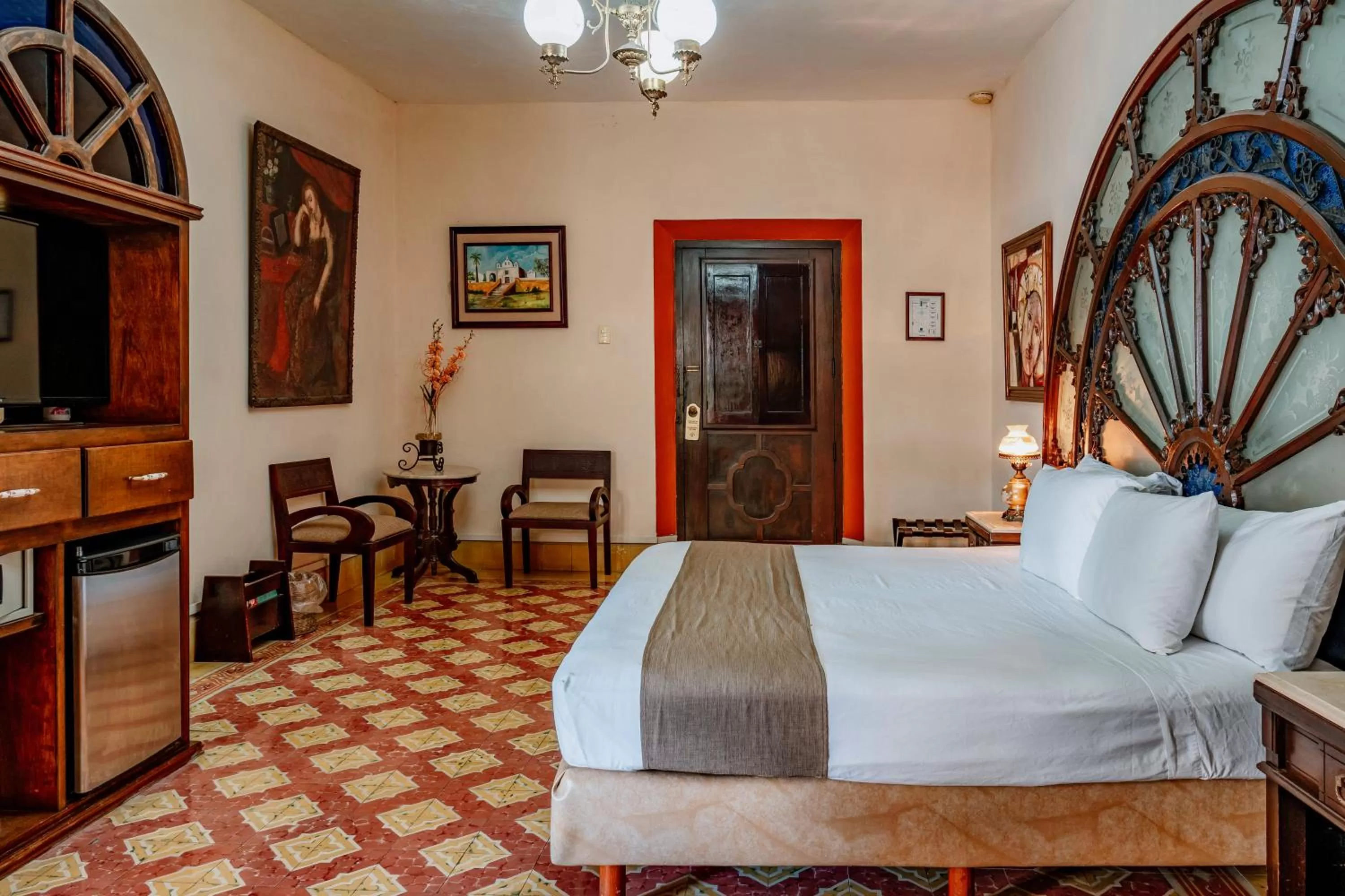 Bedroom, Bed in Casa del Balam Merida