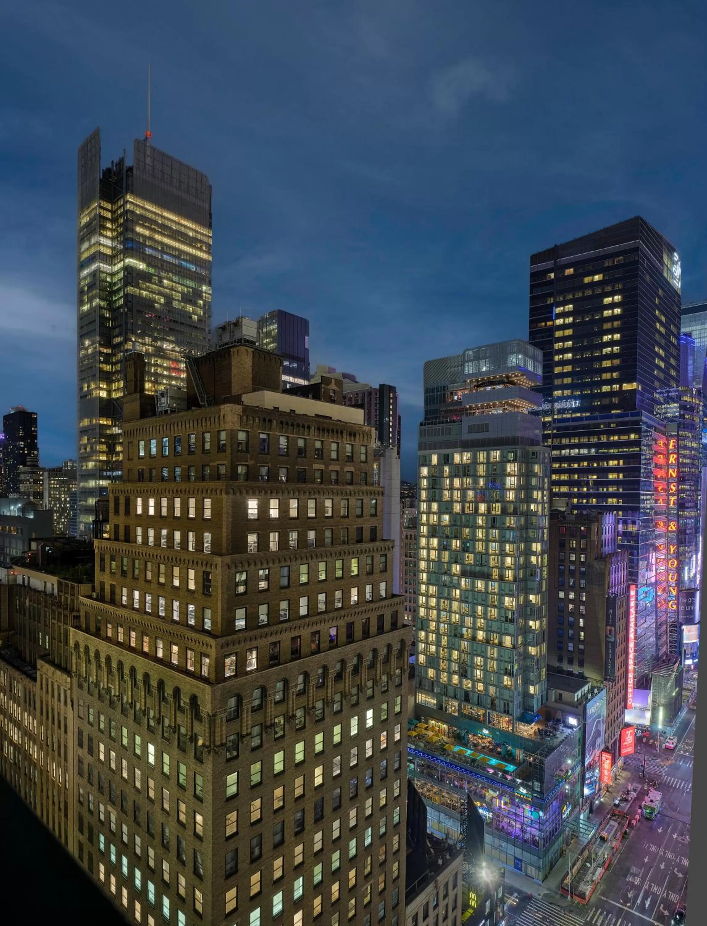 Property building in Margaritaville Resort Times Square