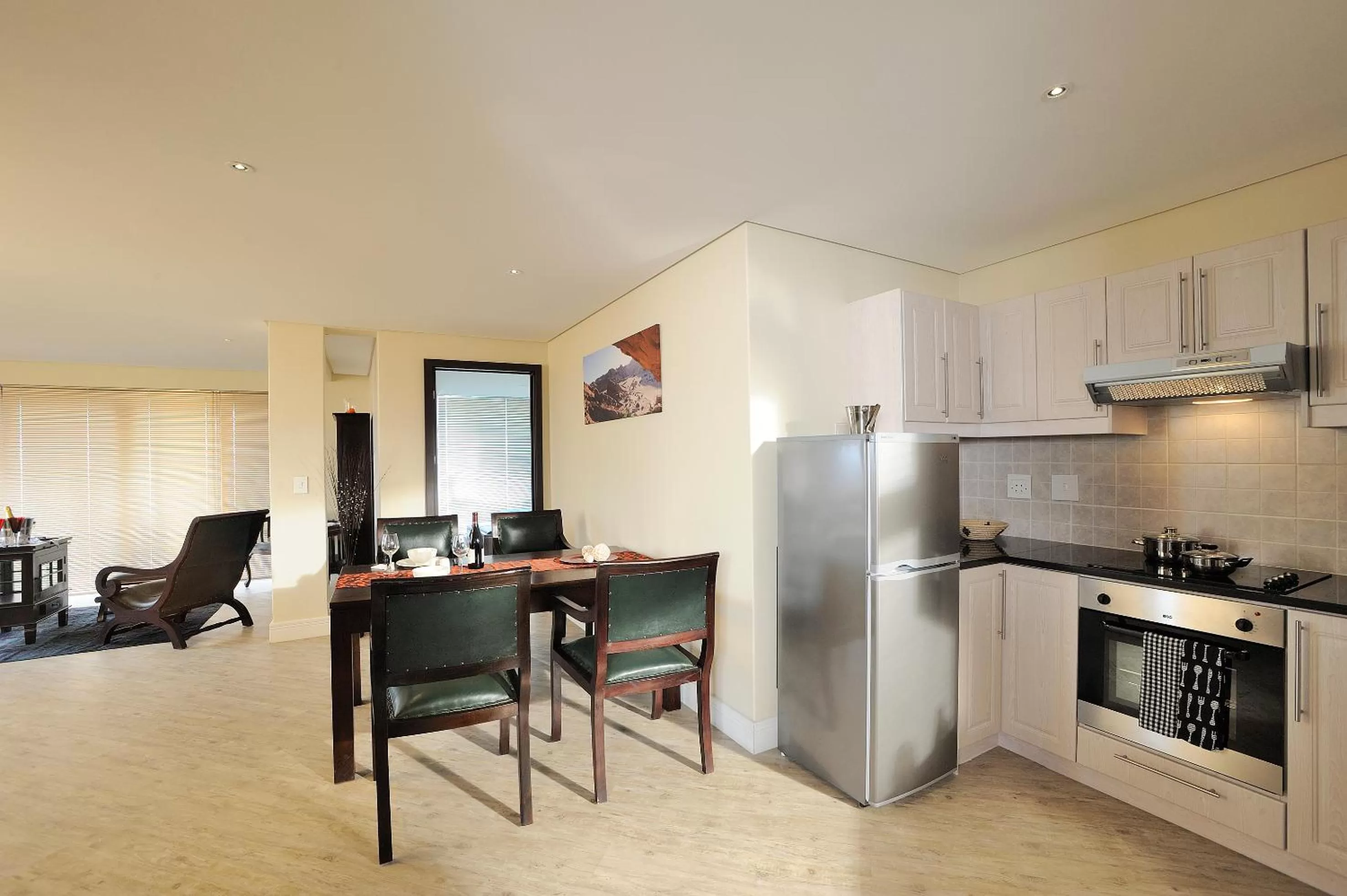 Kitchen or kitchenette in Beach Hotel Swakopmund