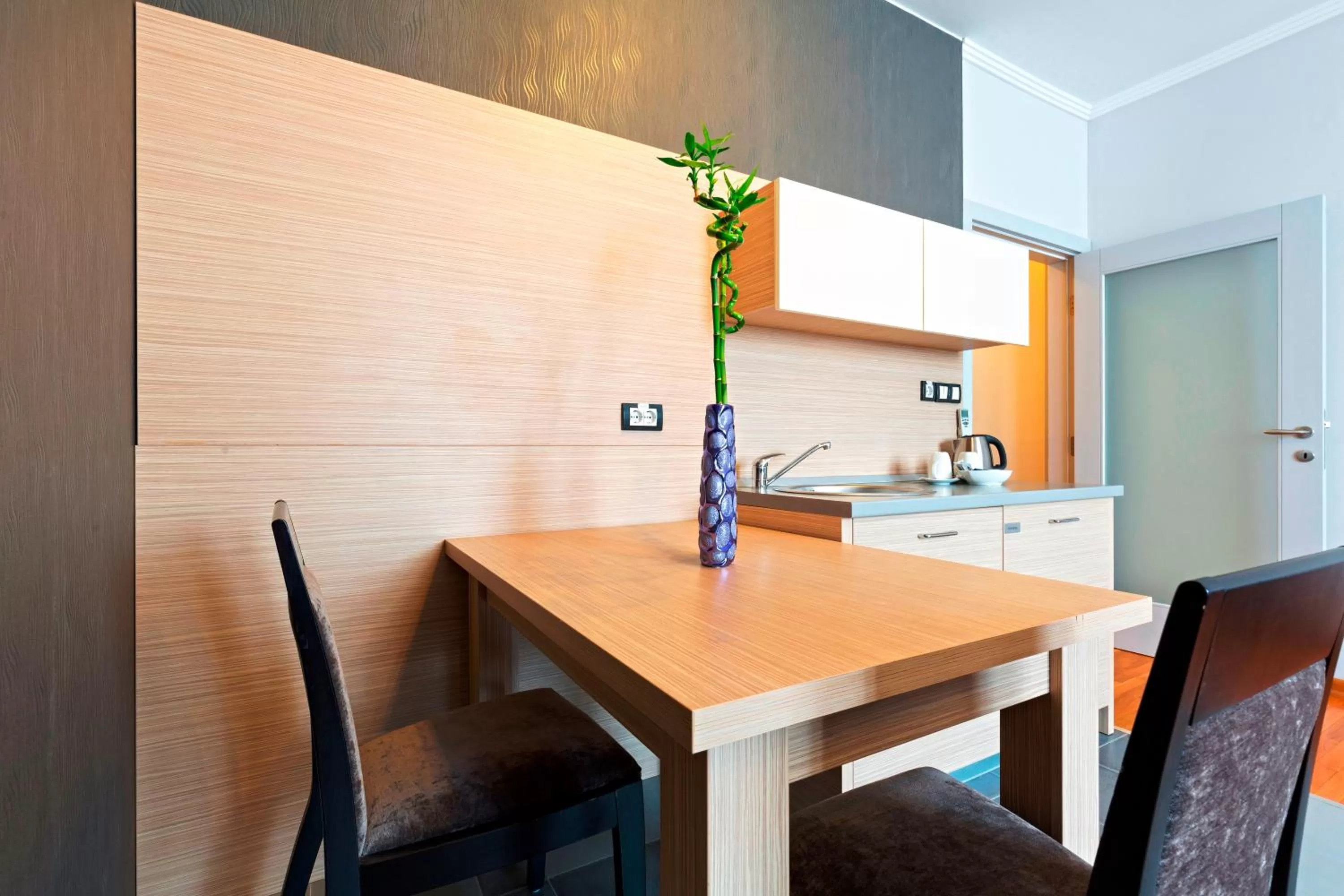 Kitchen or kitchenette in Garni Hotel Nevski