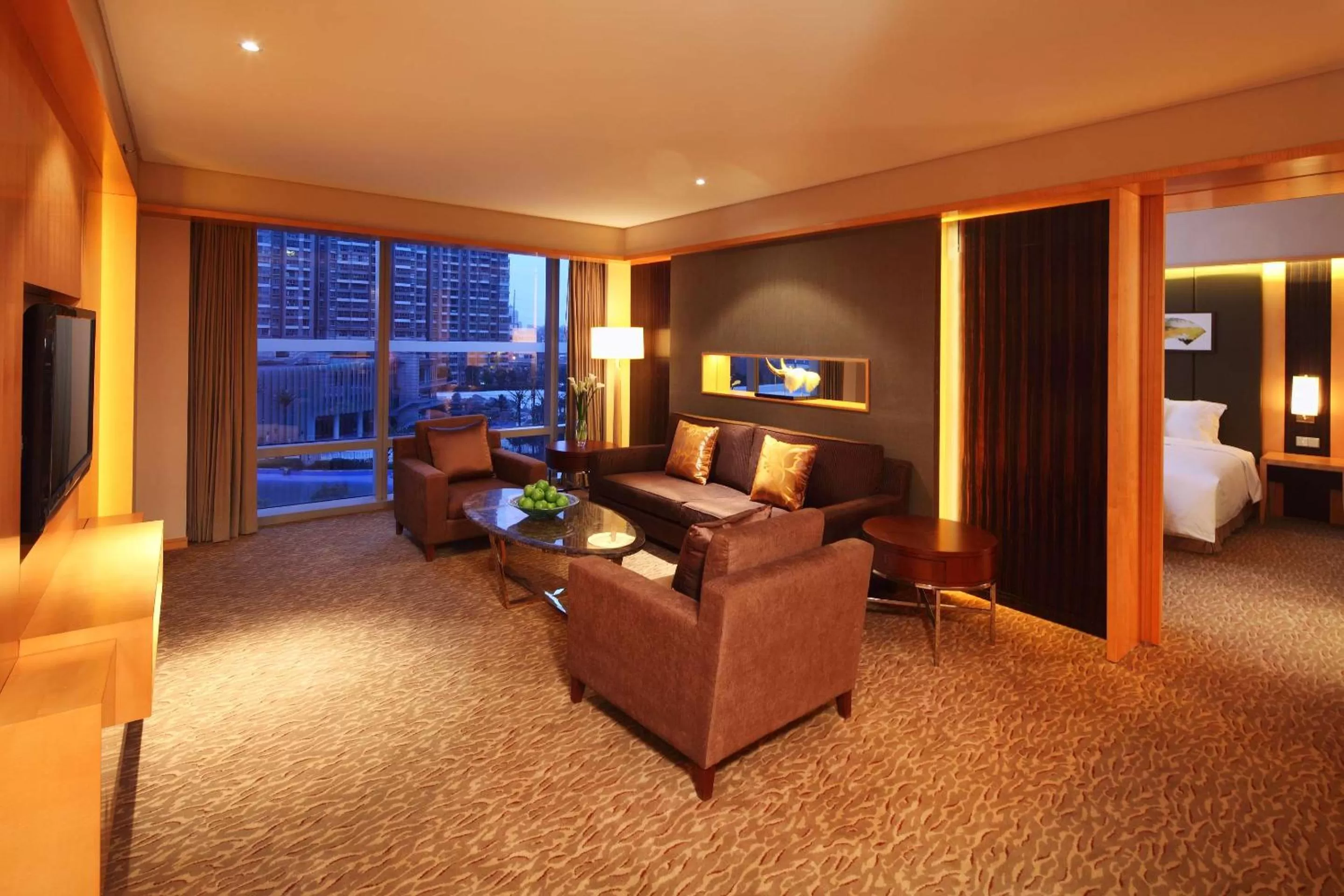 Bedroom, Bed in Hilton Nanjing Riverside
