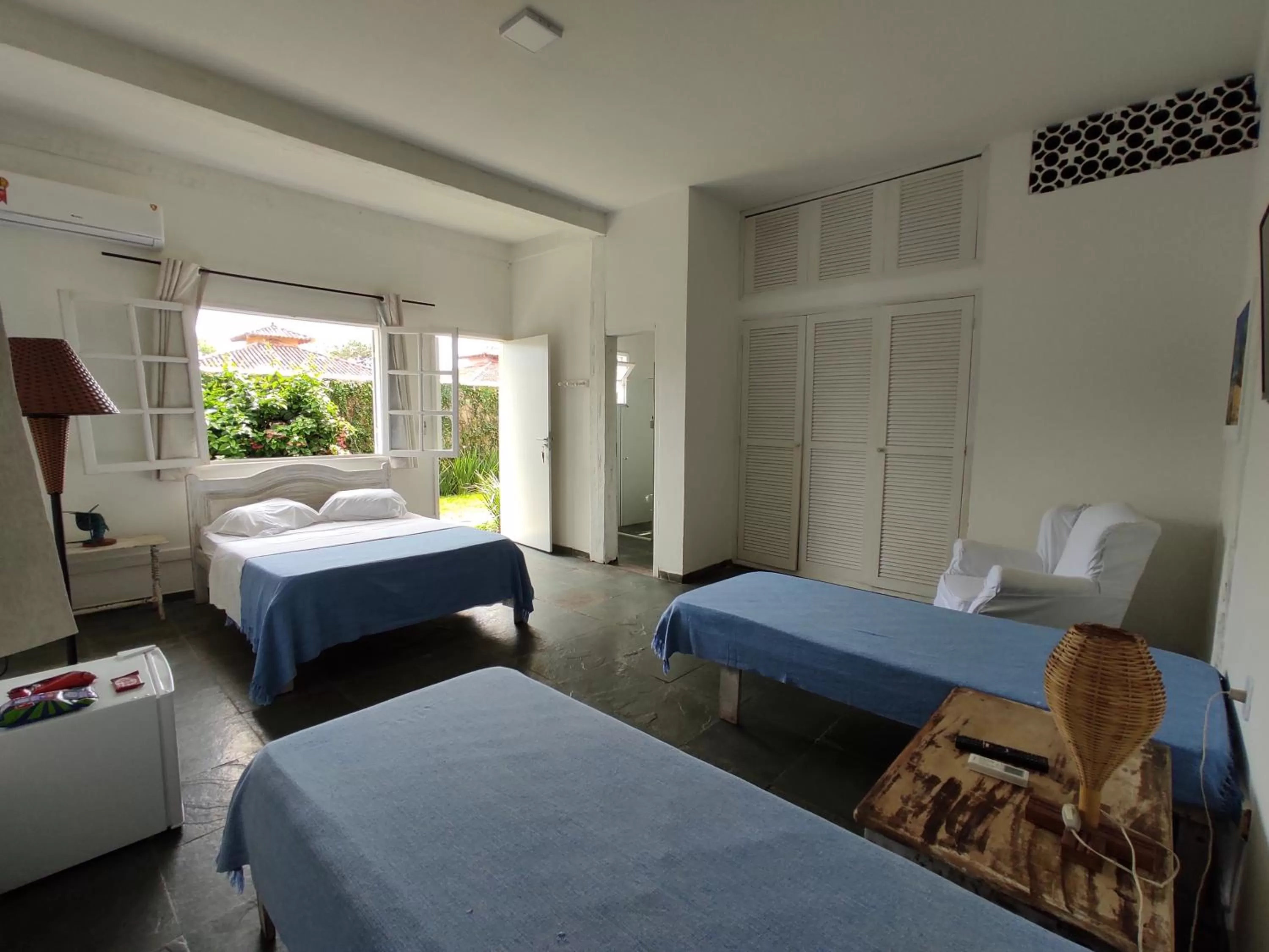 Bed in Pousada Manaaki