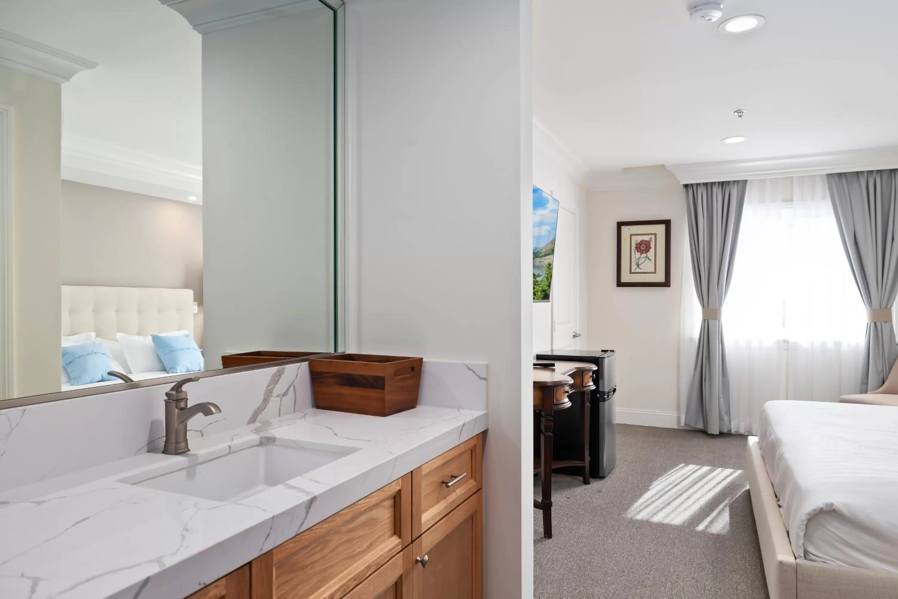 Bed in Hotel Huntington