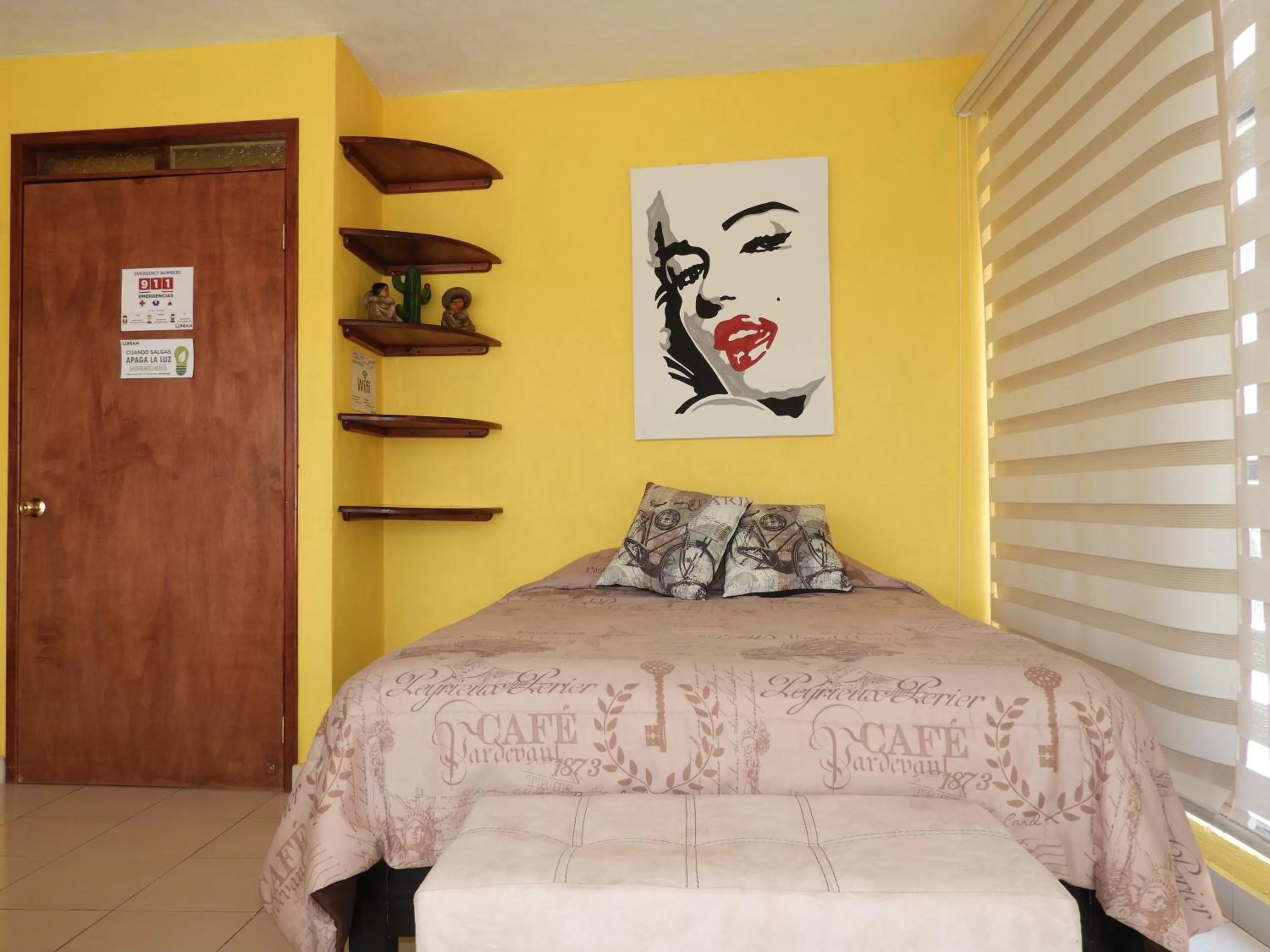 Bed in La Lotería Panoramic House & Rooftop by Lunian