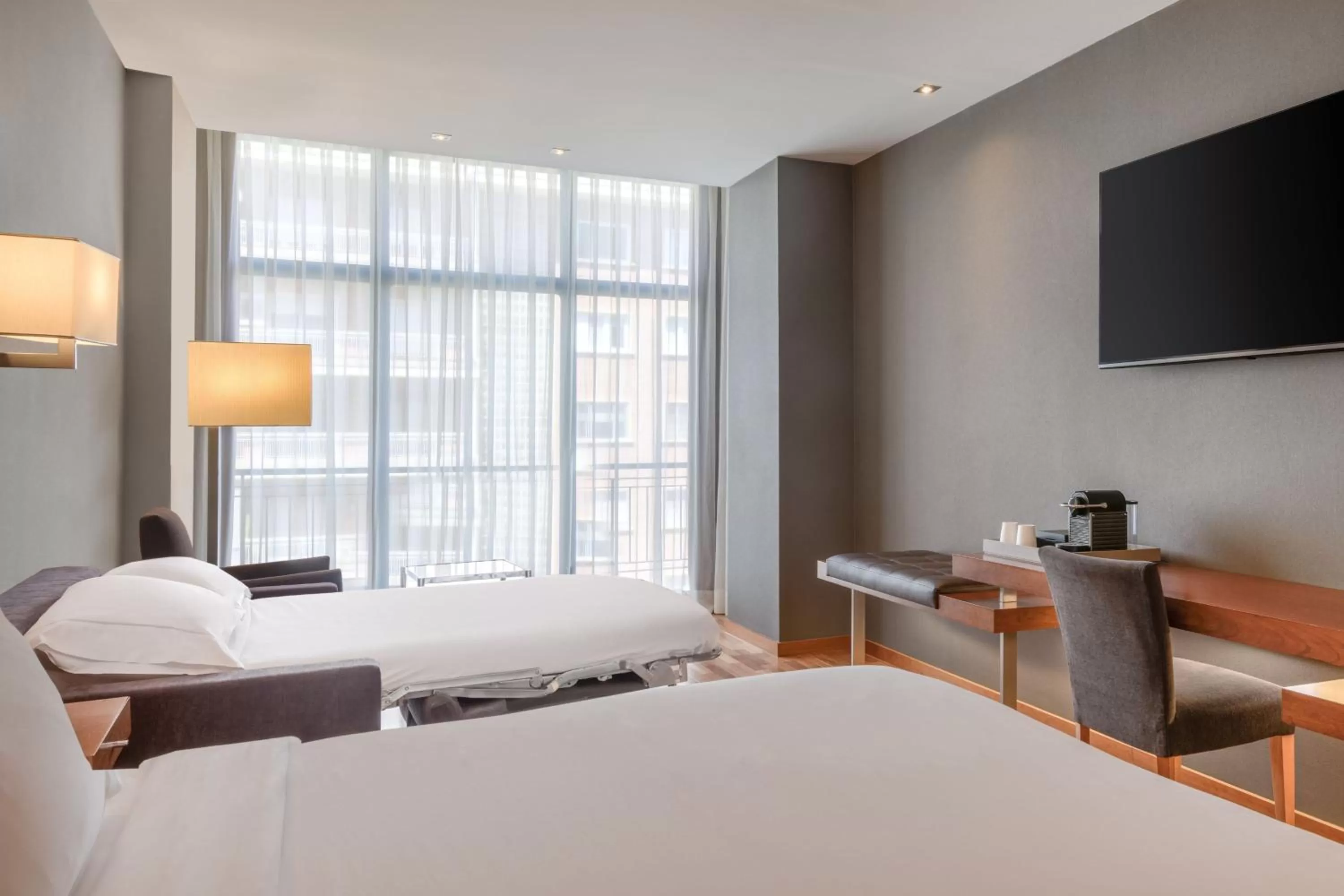 Photo of the whole room, Bed in AC Hotel Aitana by Marriott