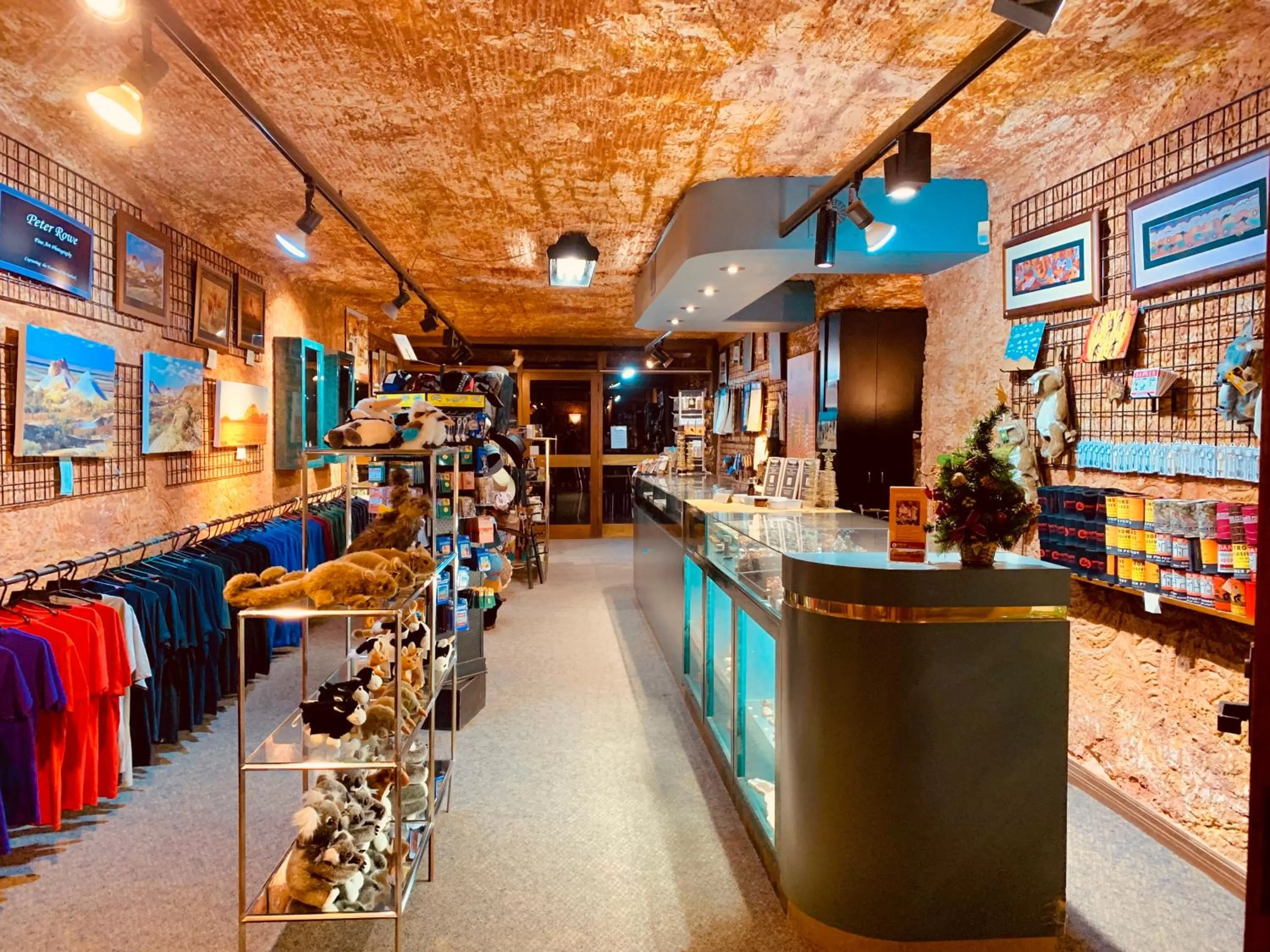 Shopping Area in Desert Cave Hotel