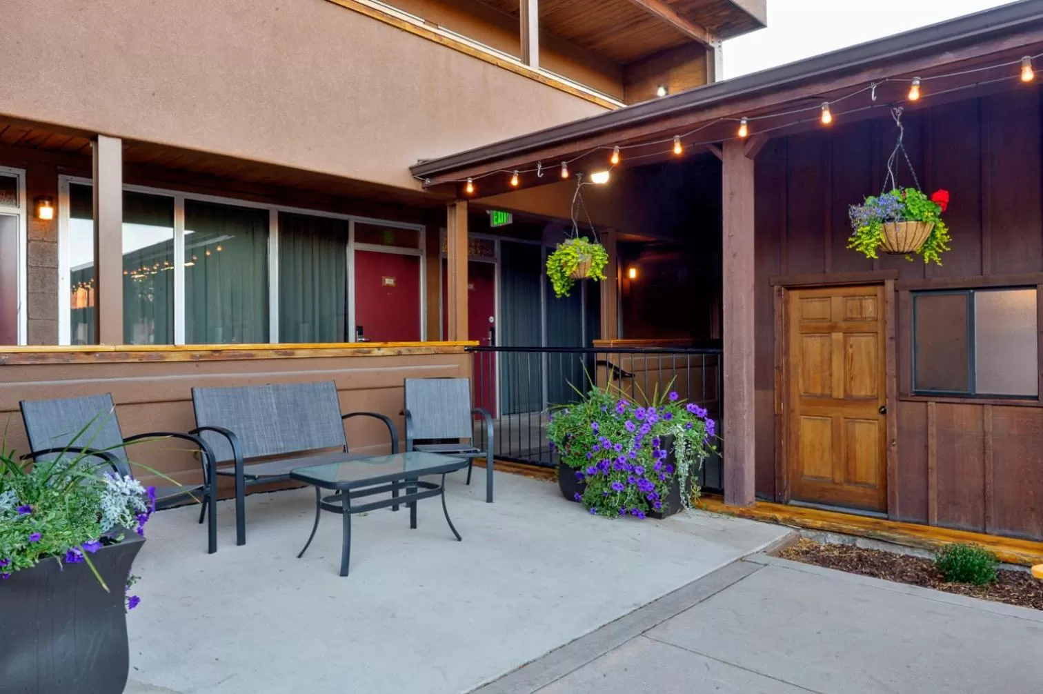 Patio in Big Horn Lodge