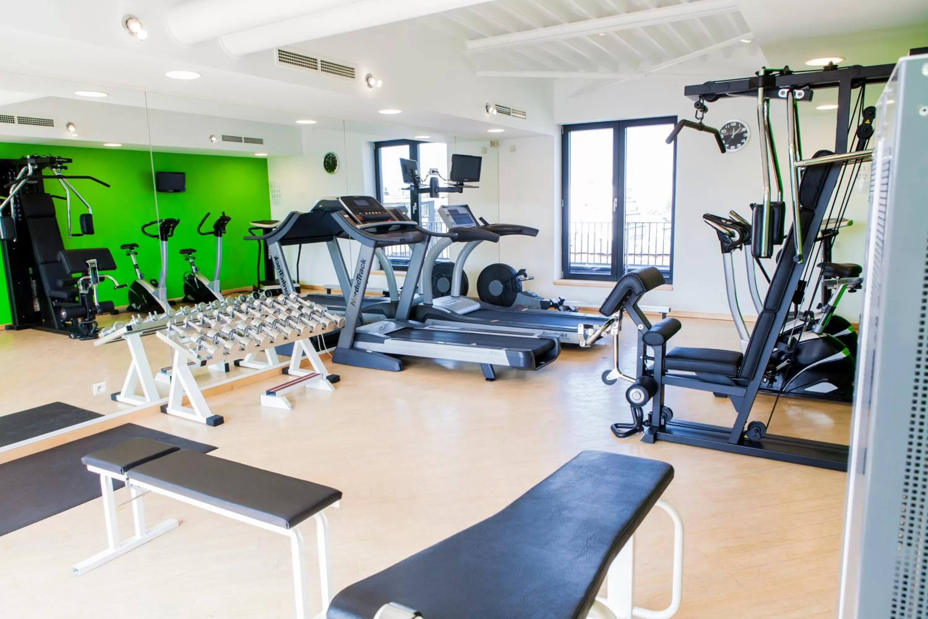Fitness centre/facilities in Hotel Le Châtelain