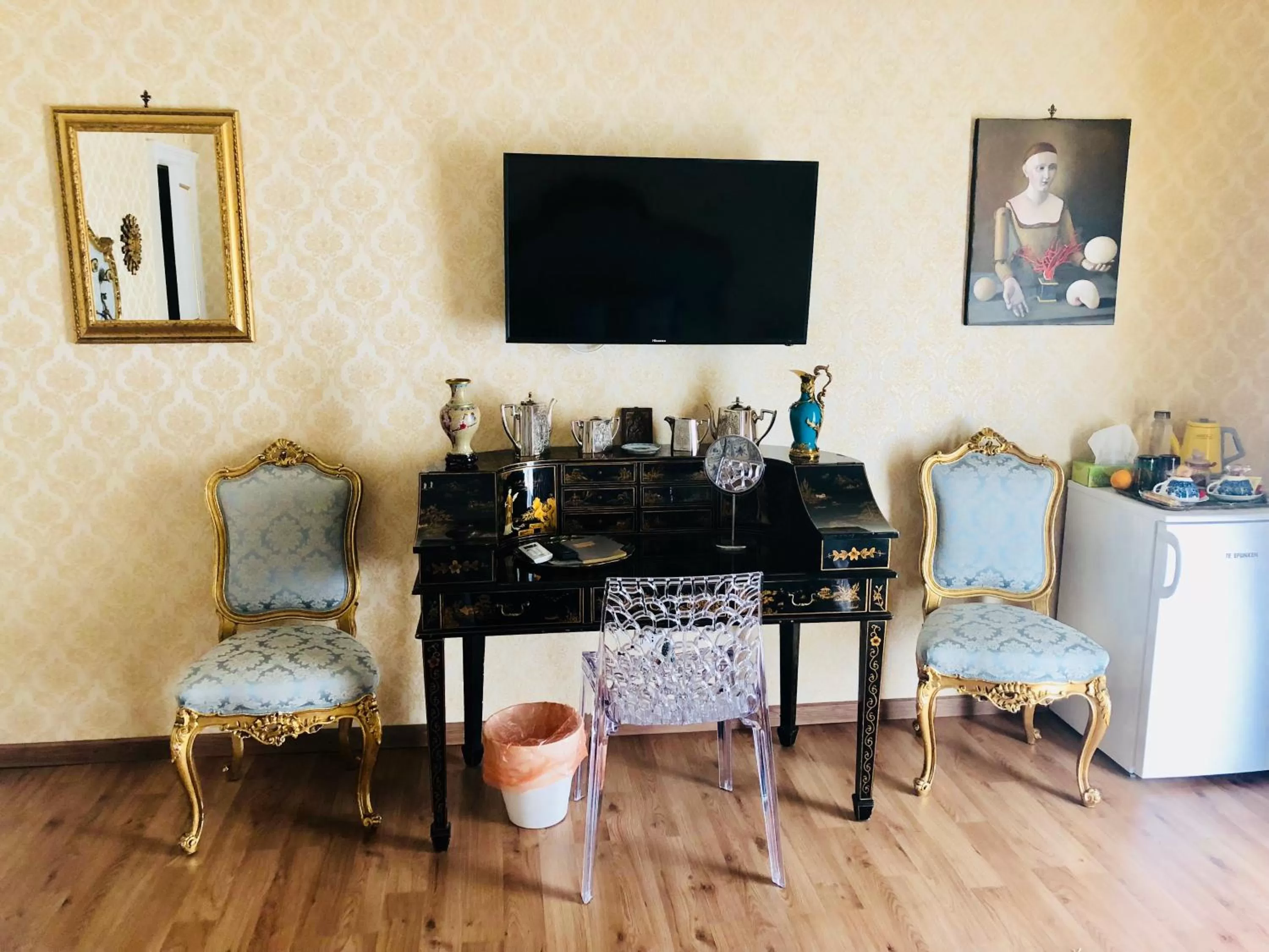 Seating area in Dimora Umberto