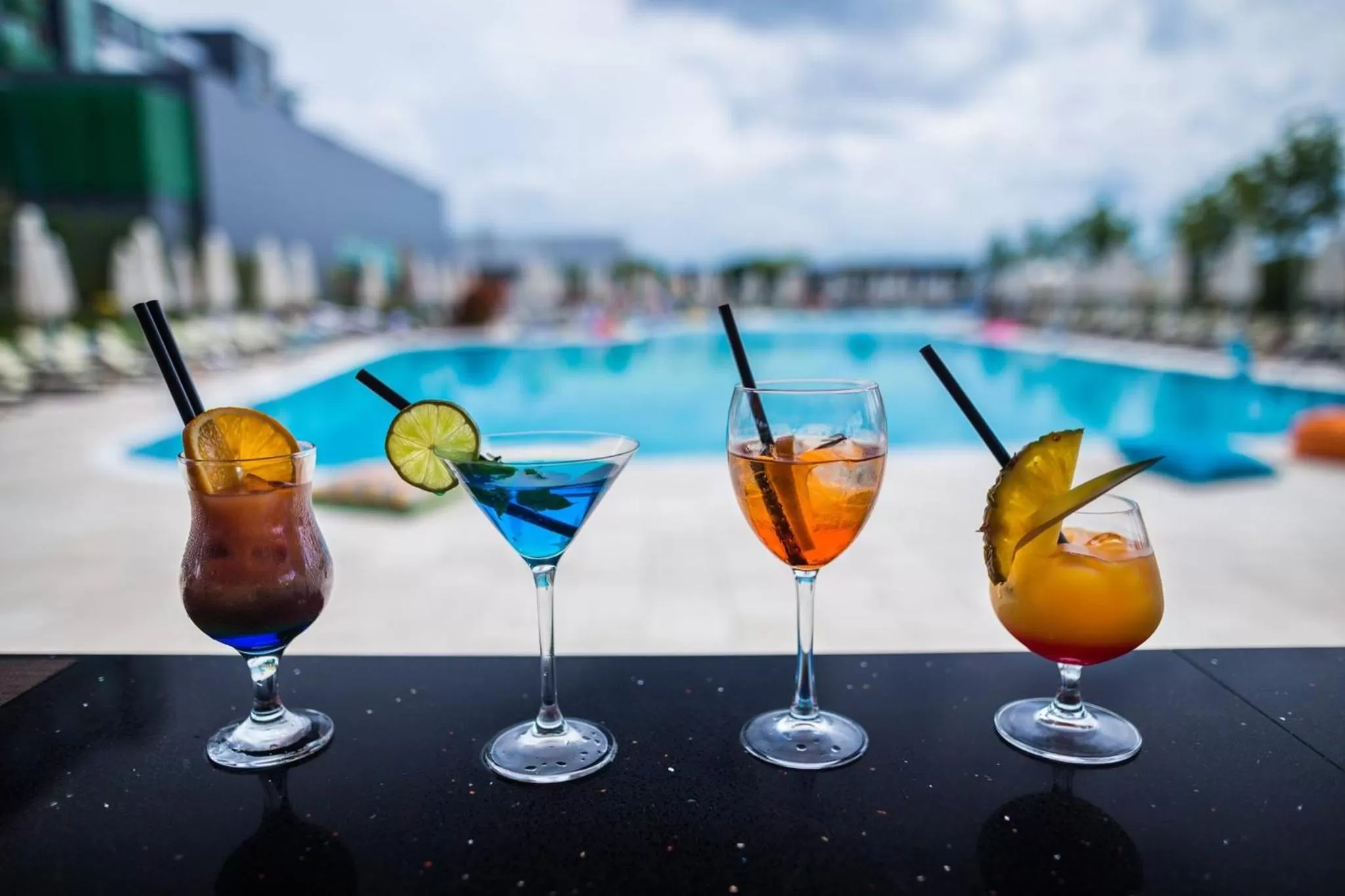 Pool view in Emerald Hotel