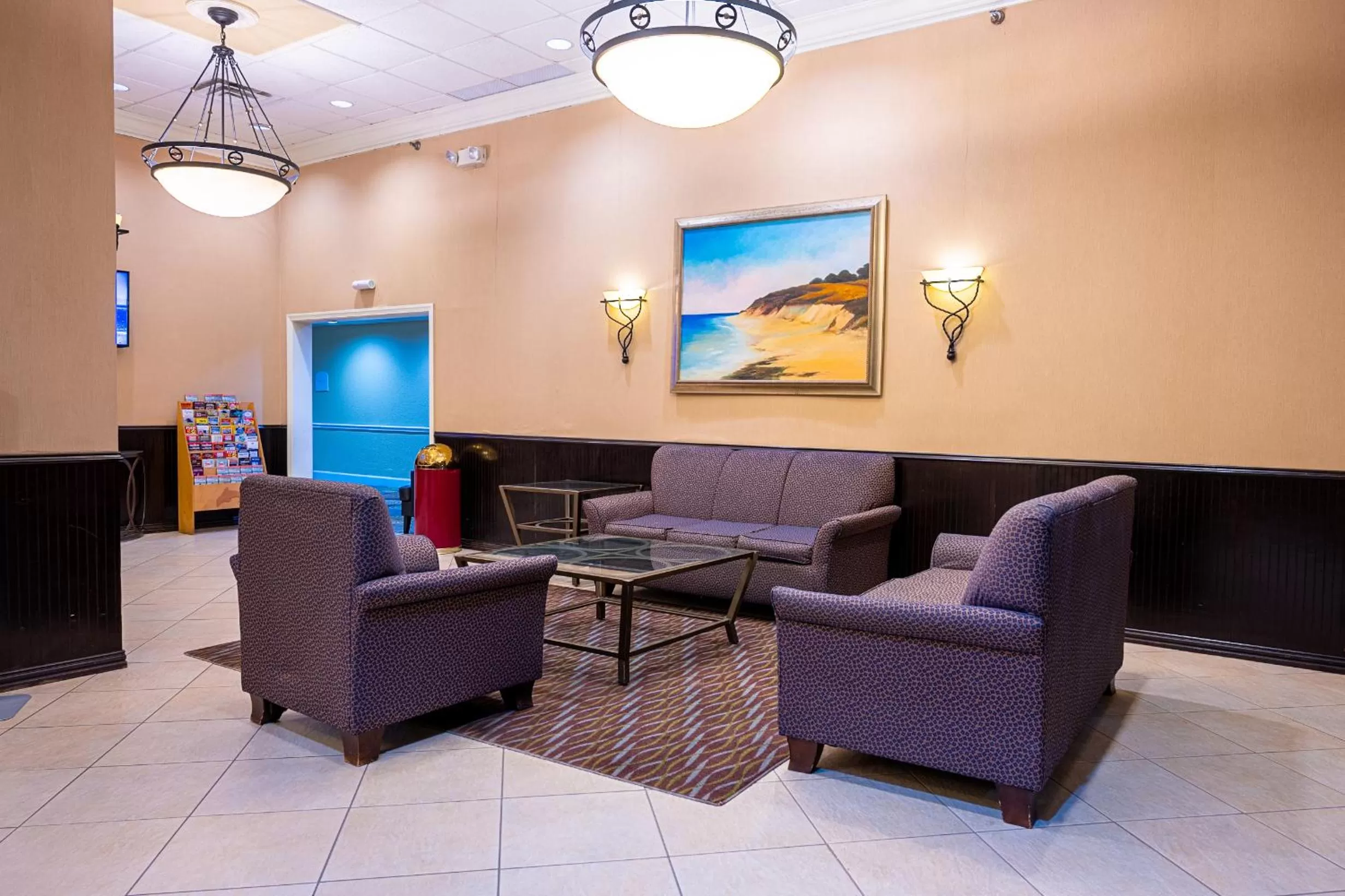 Lobby or reception in Emerald Beach Hotel Corpus Christi