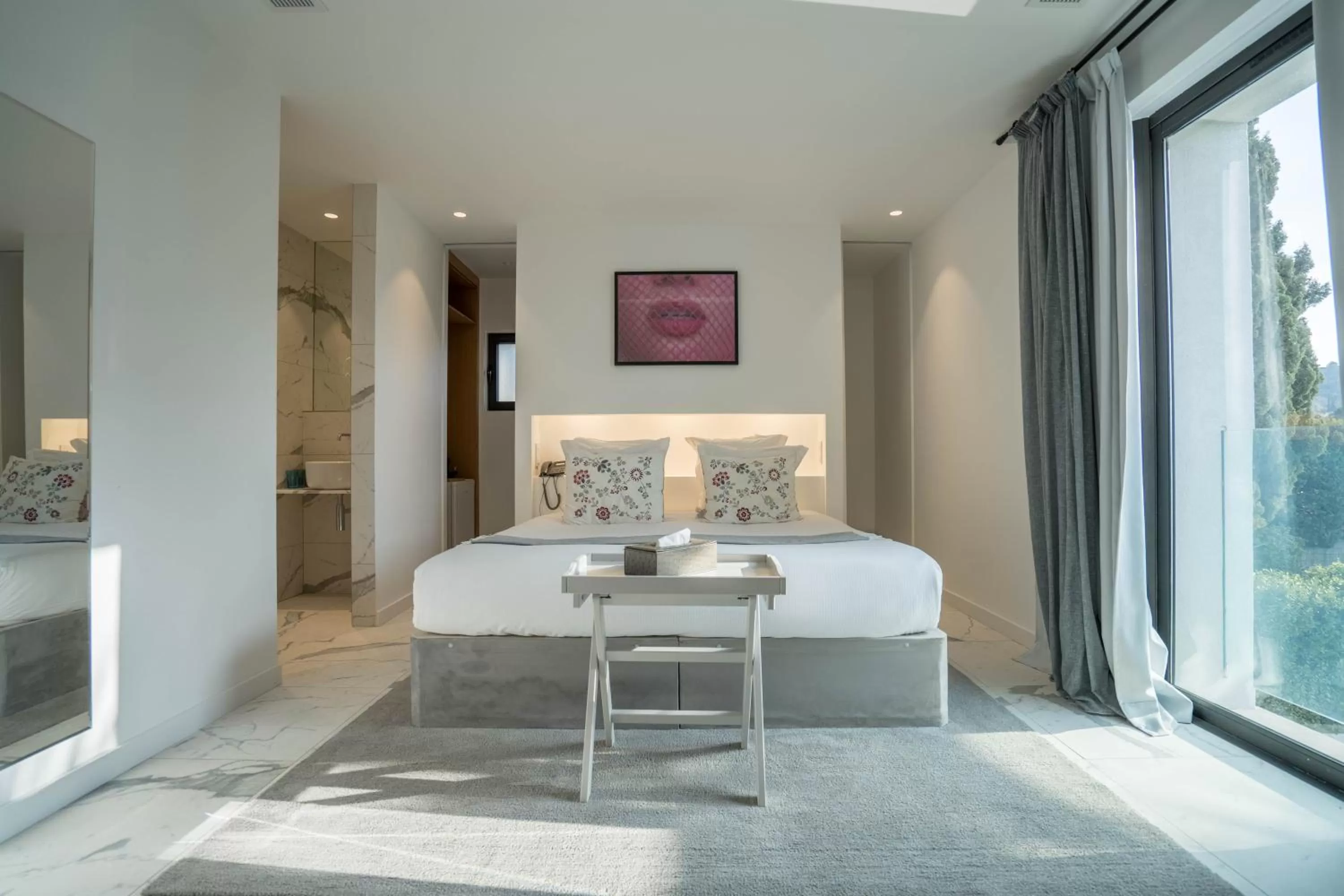 Bed in Hotel le Mandala