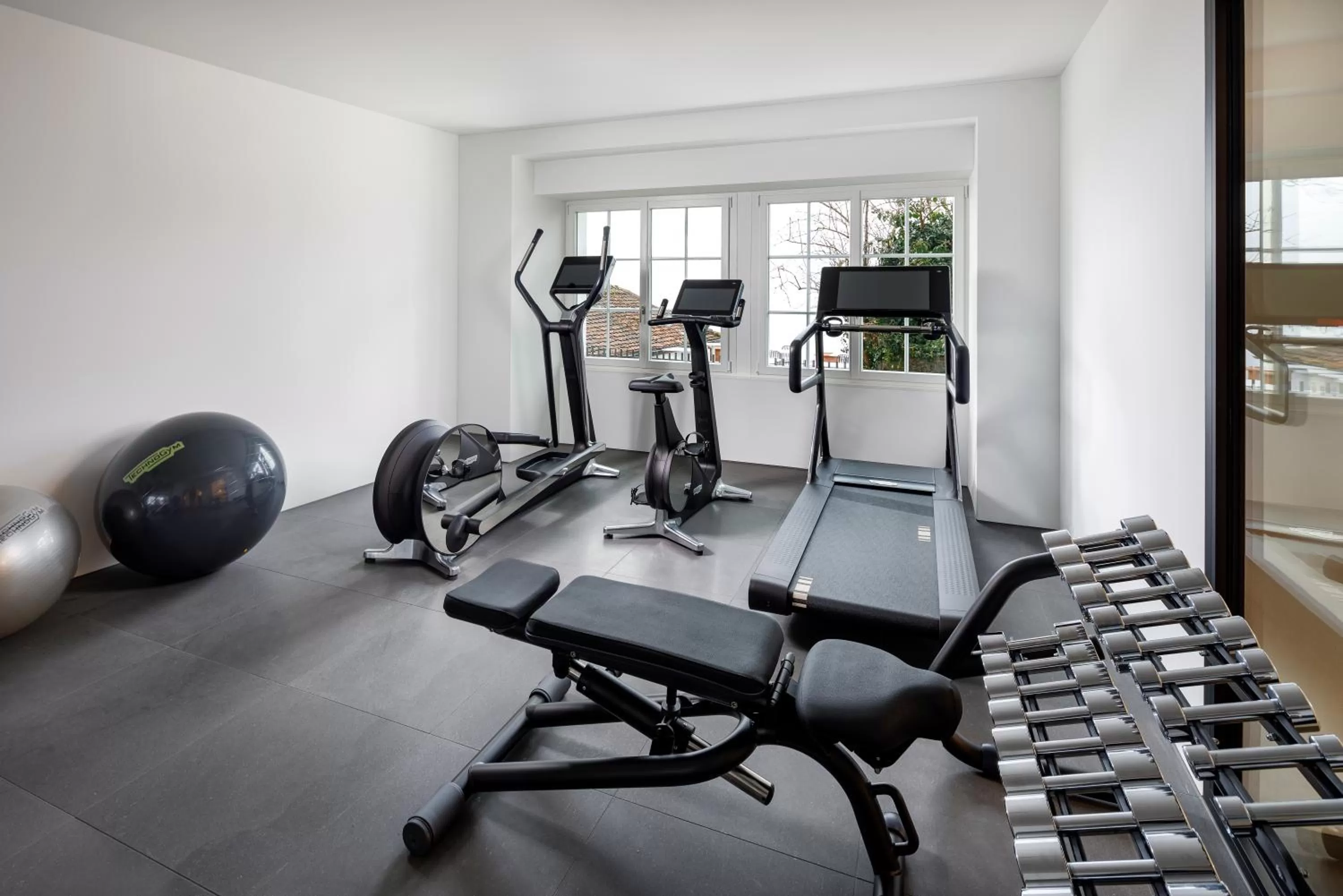 Fitness centre/facilities in La Colombe Boutique Hotel