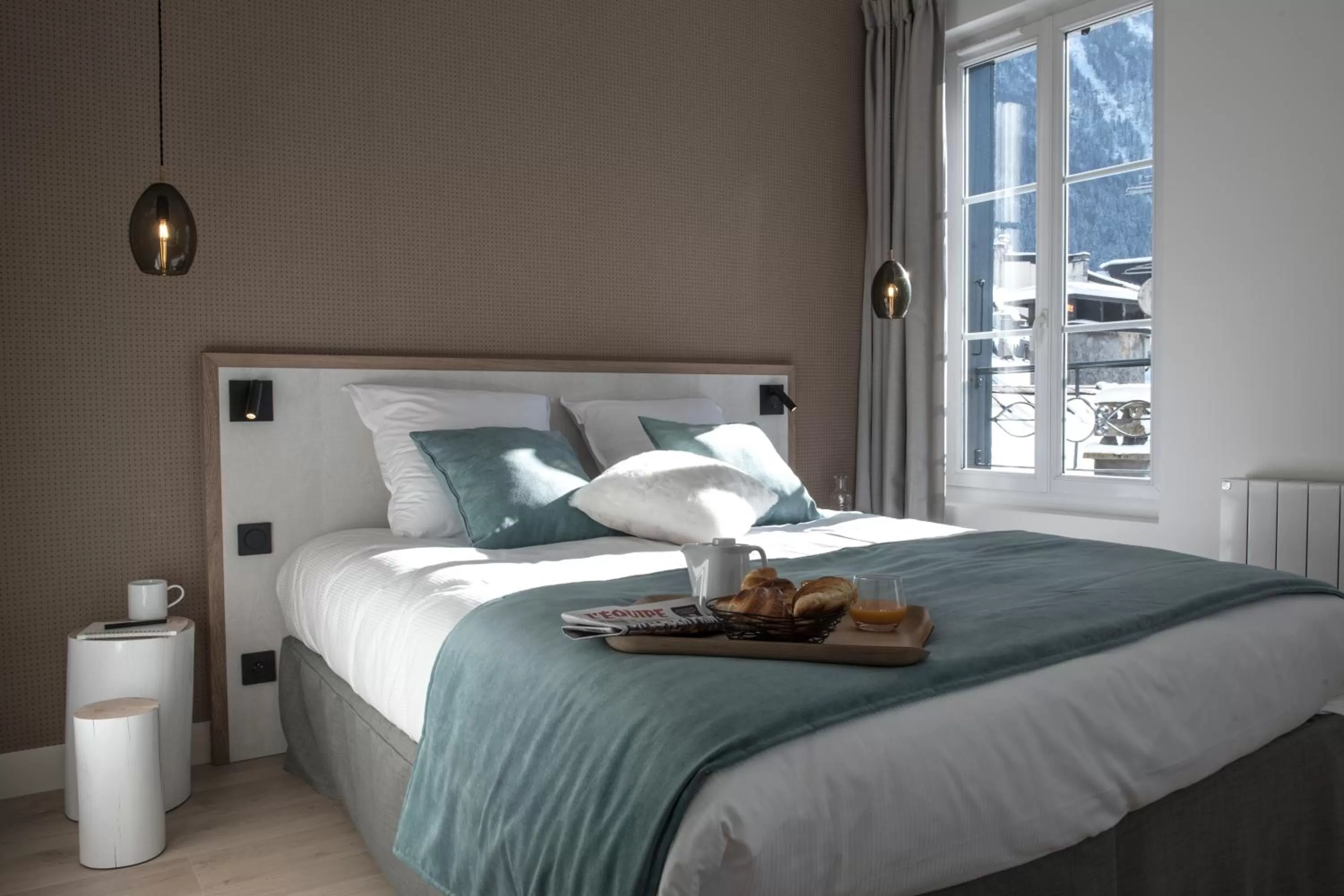 Bedroom, Bed in Le Génépy - Appart'hôtel de Charme