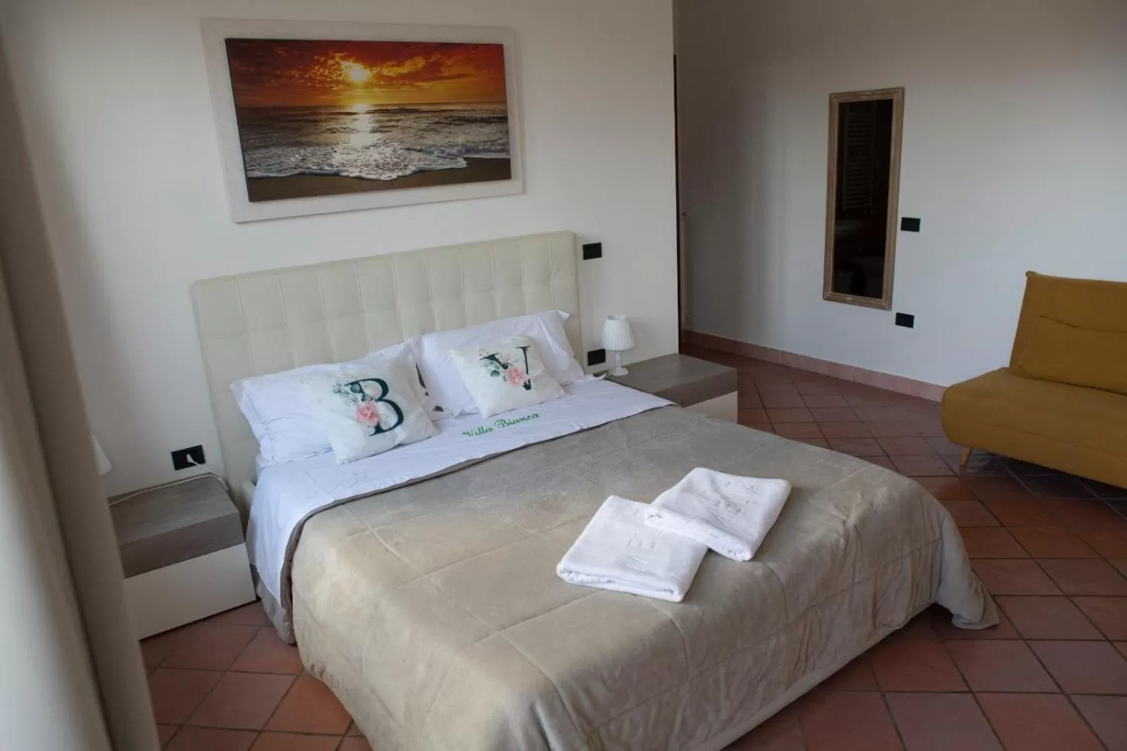 Bed in Villa Bianca