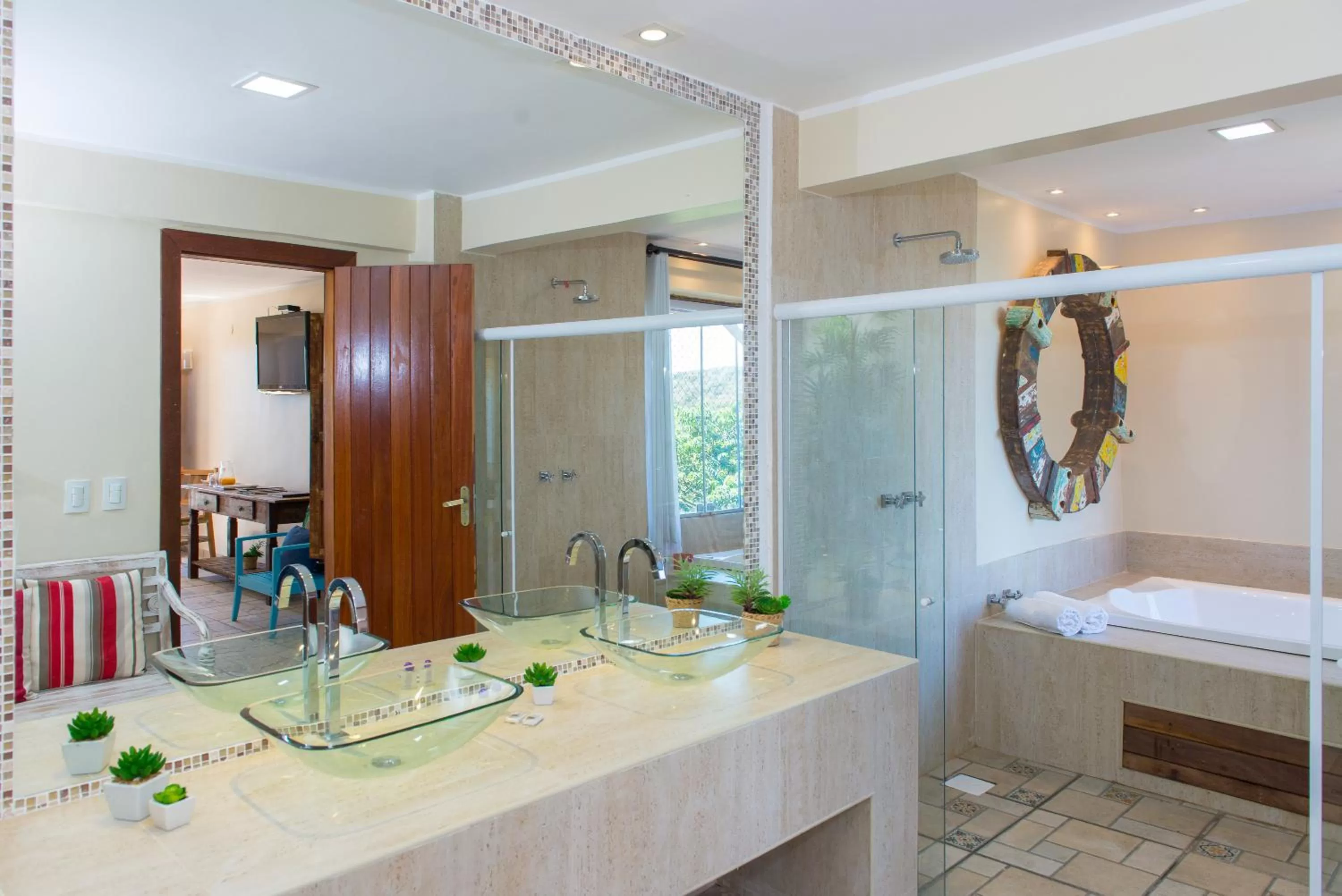 Bathroom in Pousada La Dolce Vita