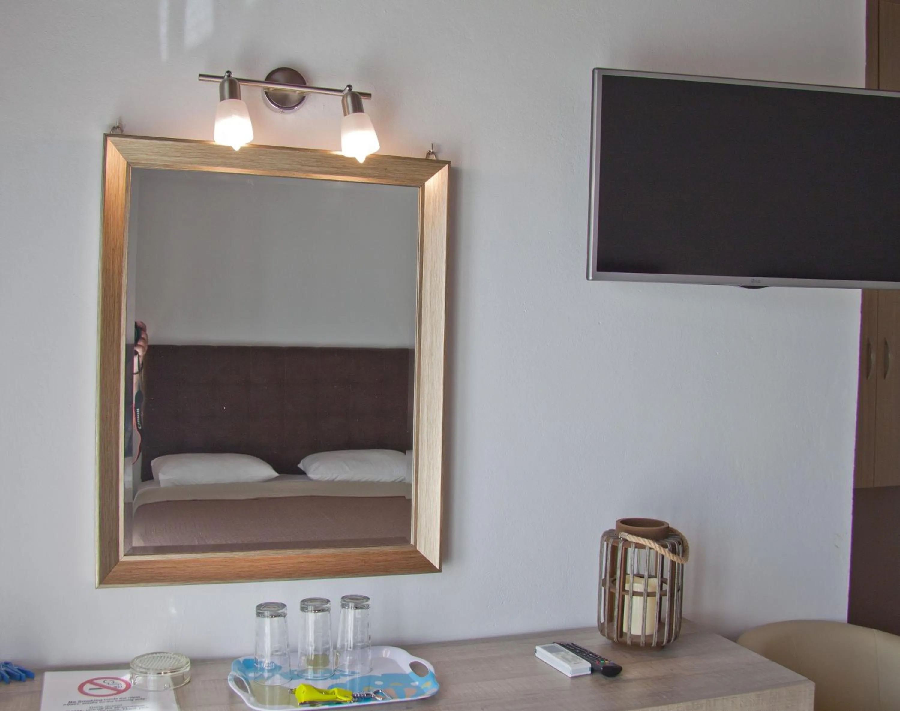 Decorative detail in Danaos Hotel