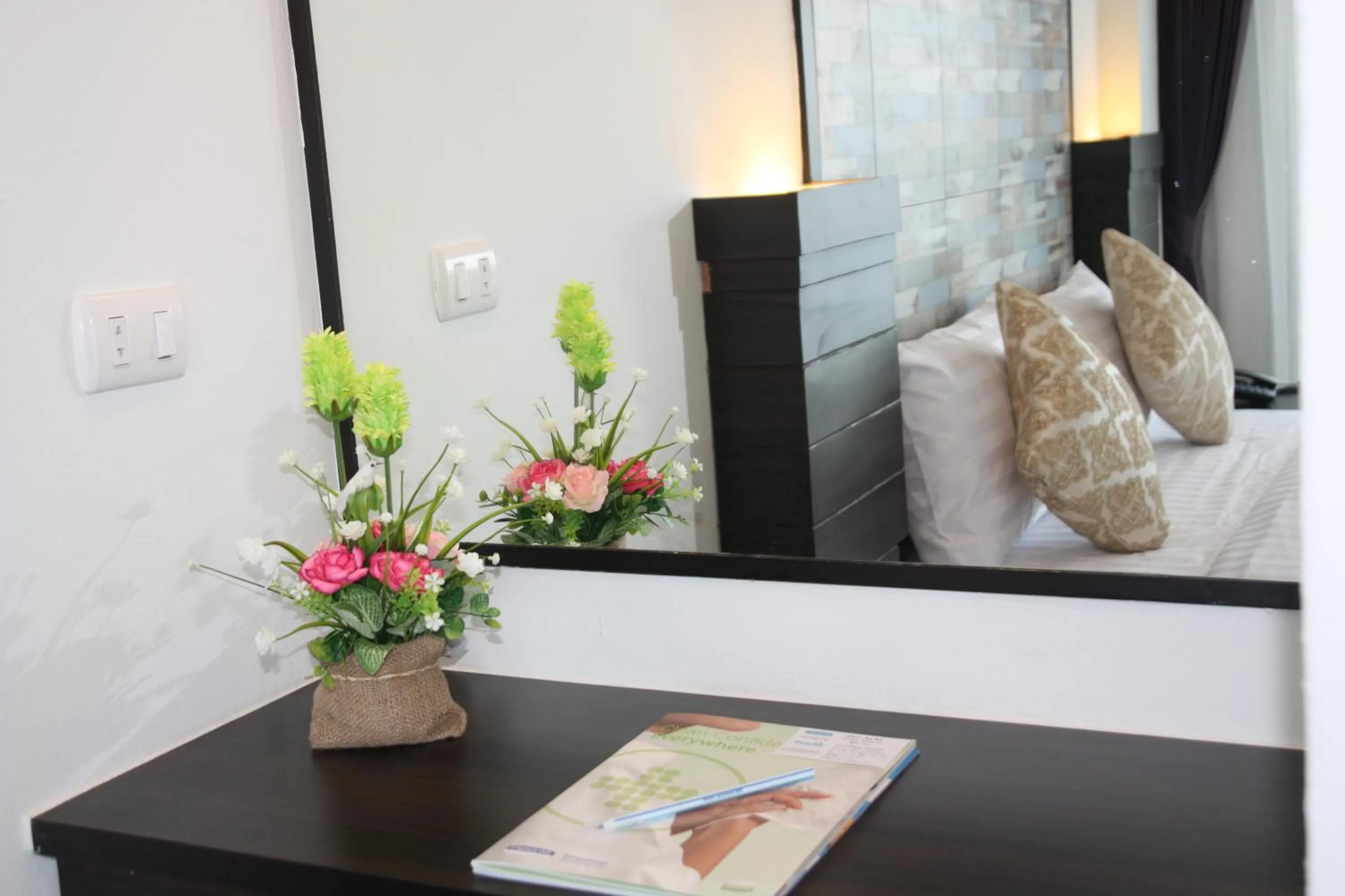 Decorative detail in Serene Residence