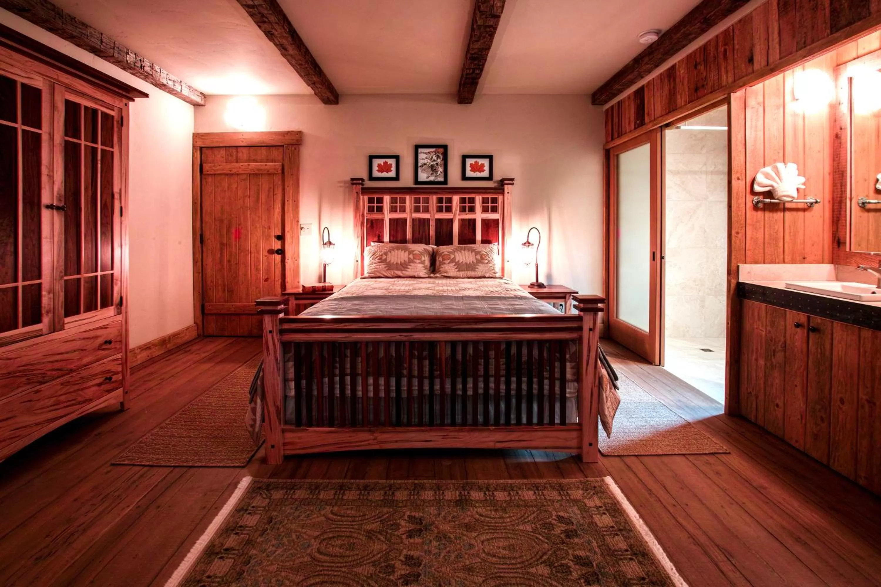 Bedroom in The Squibb Houses