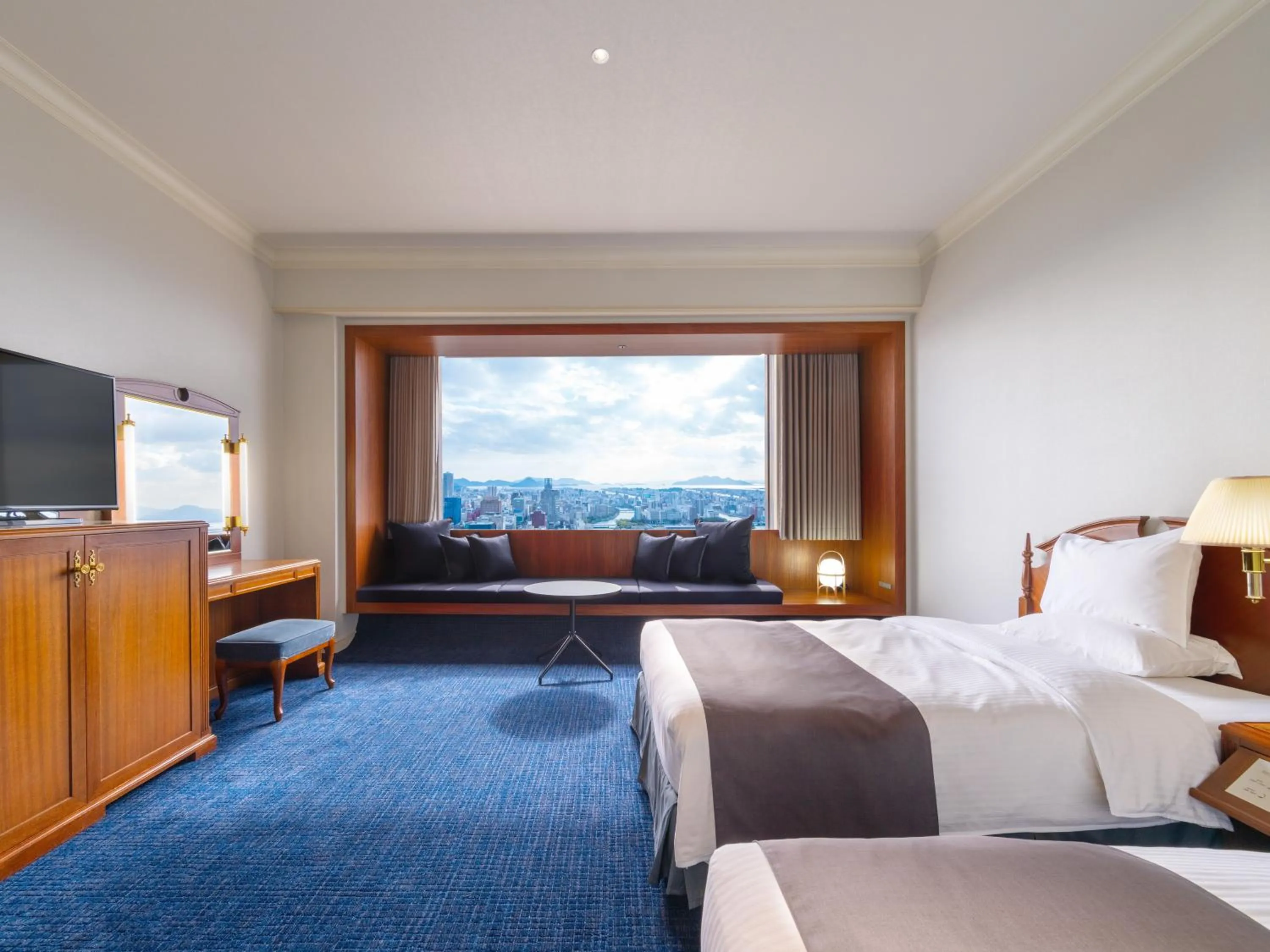 Photo of the whole room, Bed in Rihga Royal Hotel Hiroshima