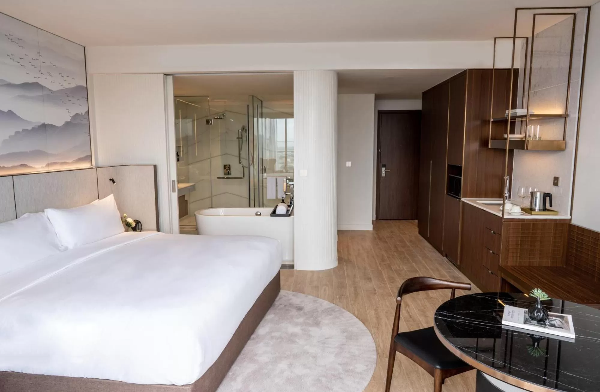 Photo of the whole room, Bed in Crowne Plaza Vinh Yen City Centre by IHG