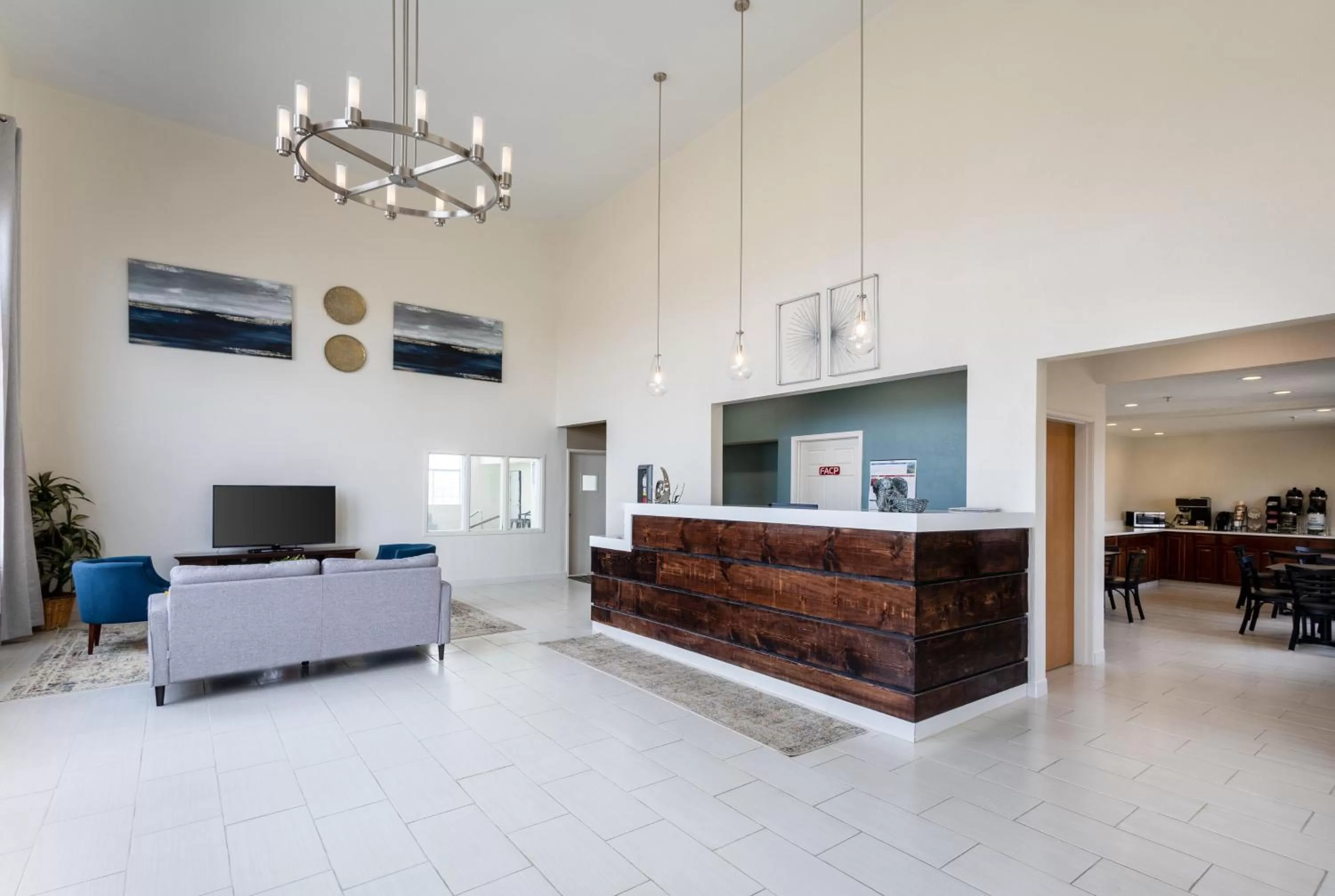 Lobby or reception in Quality Inn Winslow I-40