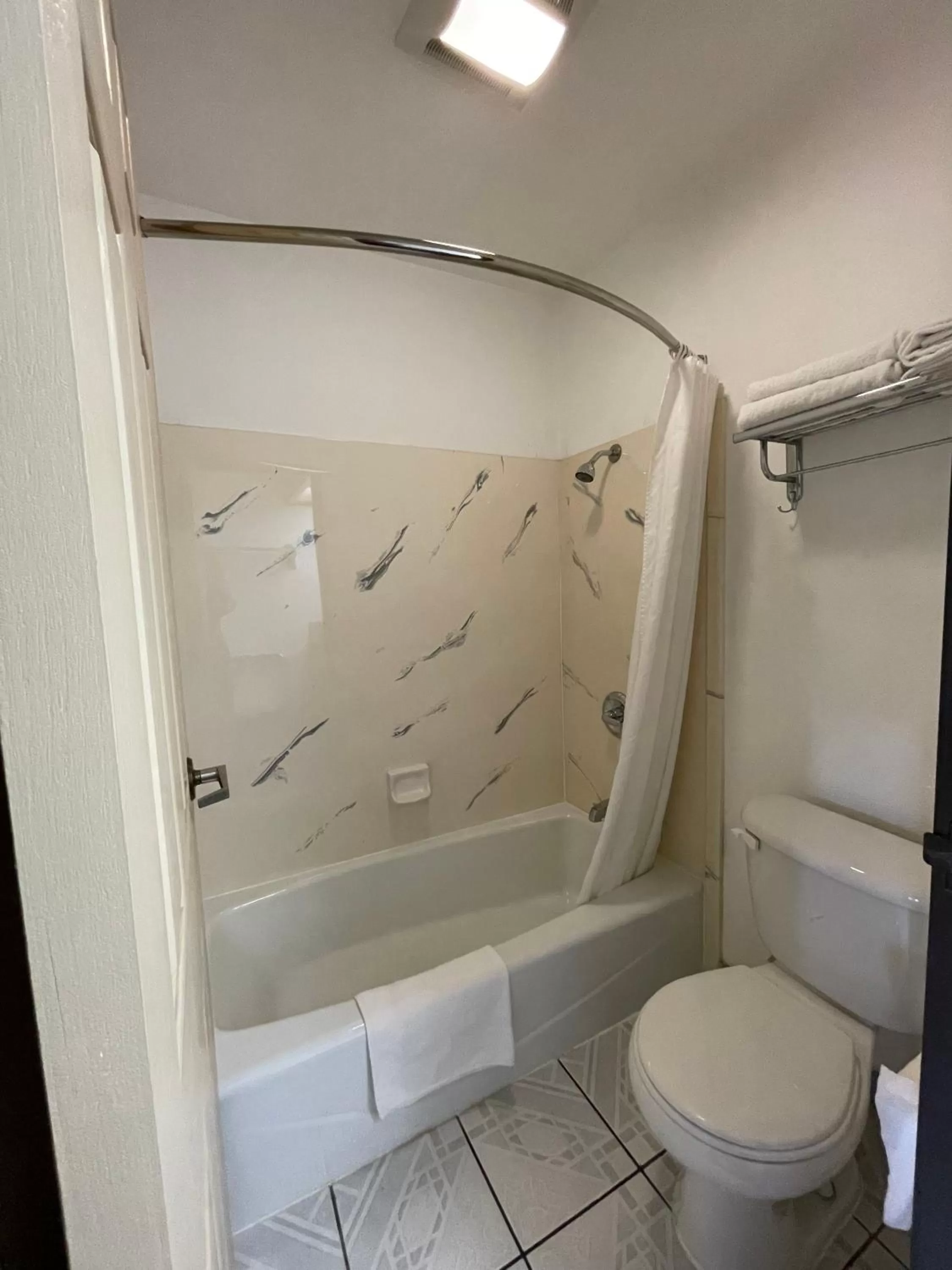 Toilet in Chino Motel