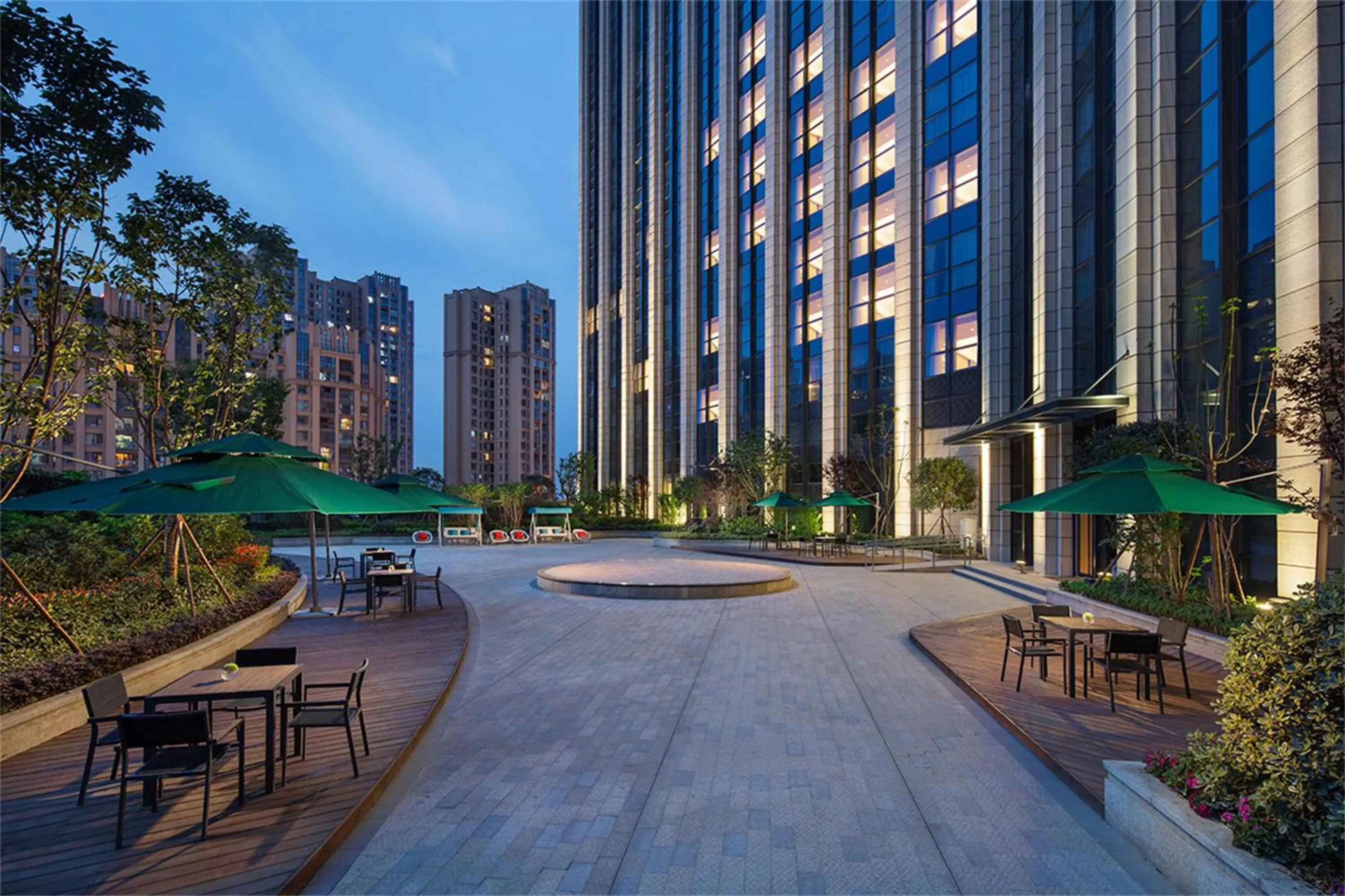 Balcony/Terrace in Hilton Chengdu Longquanyi