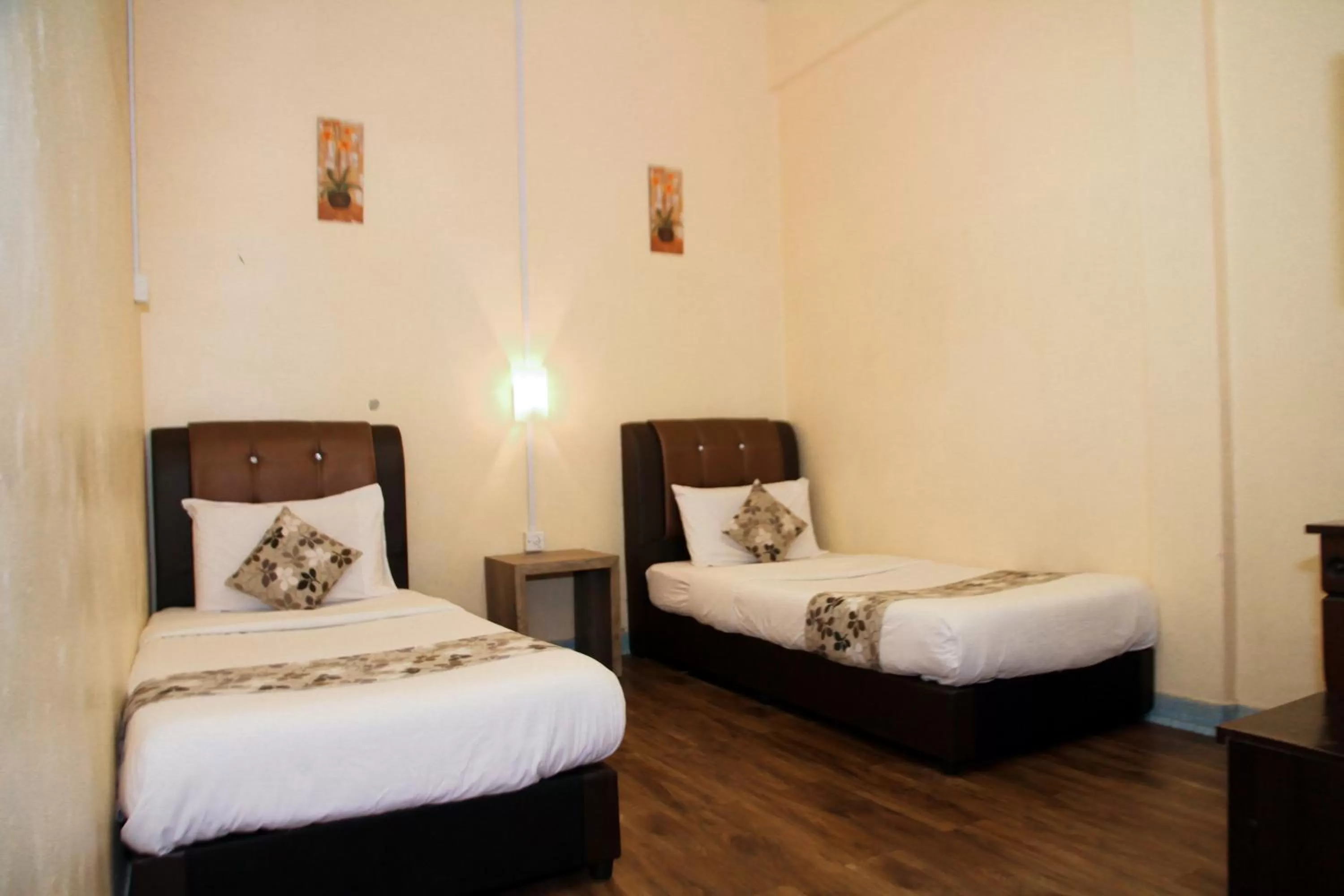 Bed in Myra Hotel Mersing