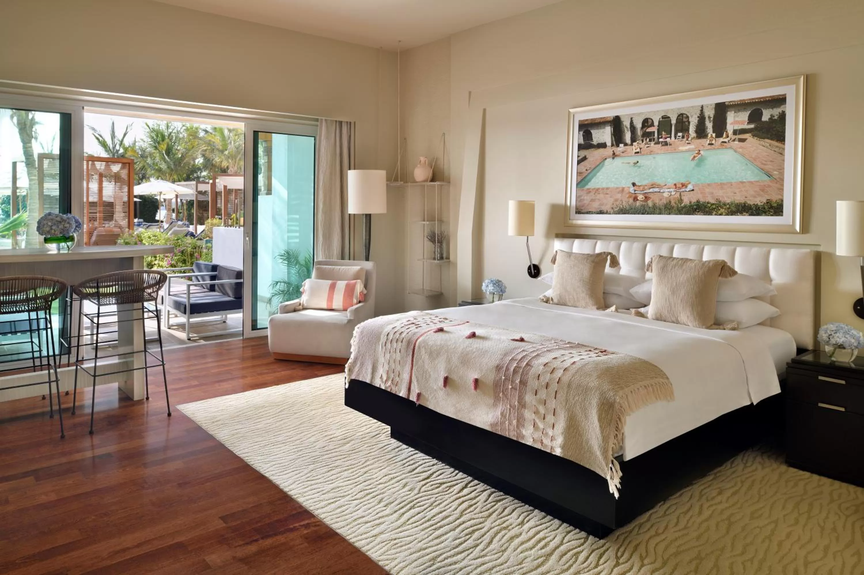 Bed in Park Hyatt Dubai