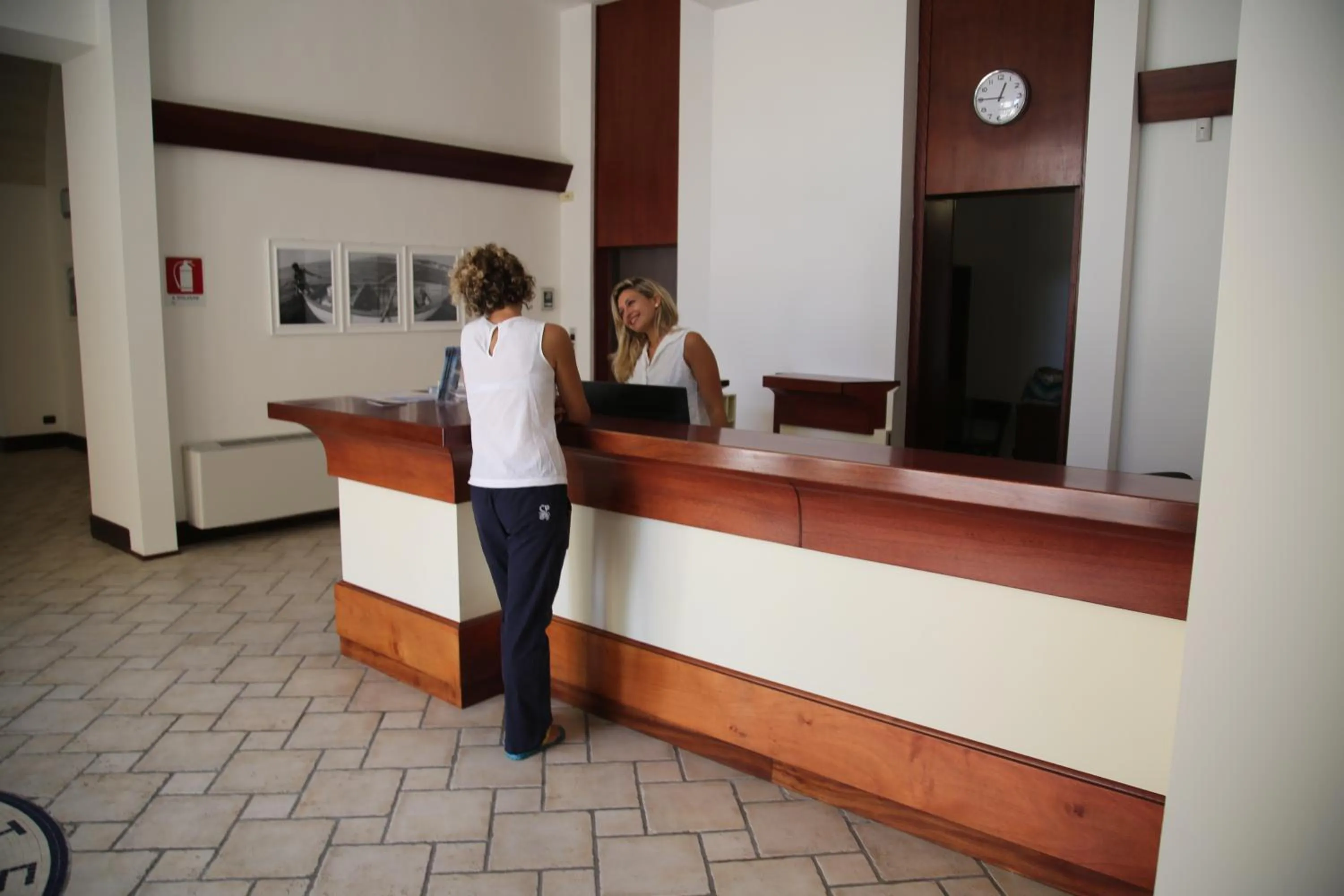 Lobby or reception in Hotel Miramare