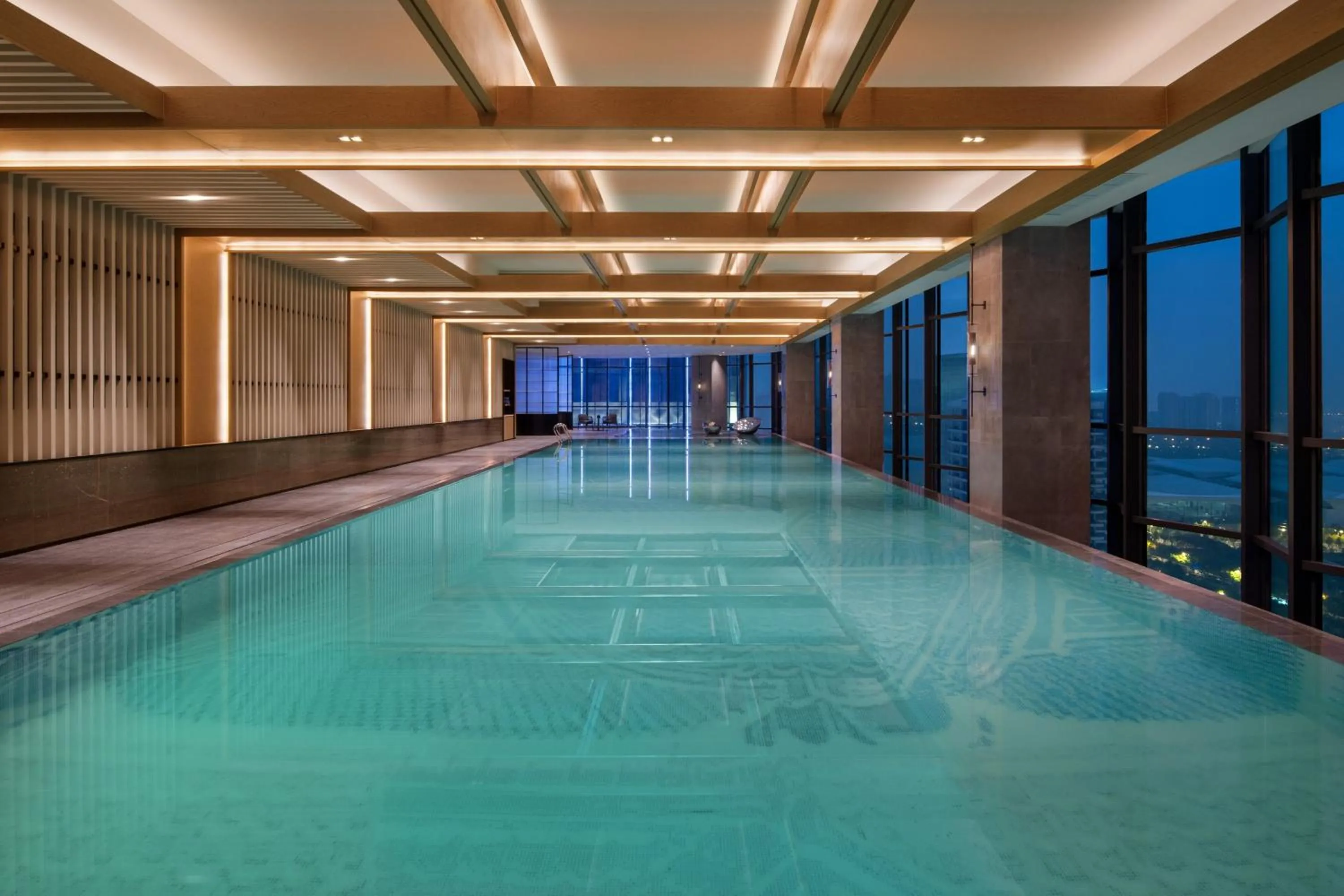 Swimming pool in Sheraton Xi'an Chanba