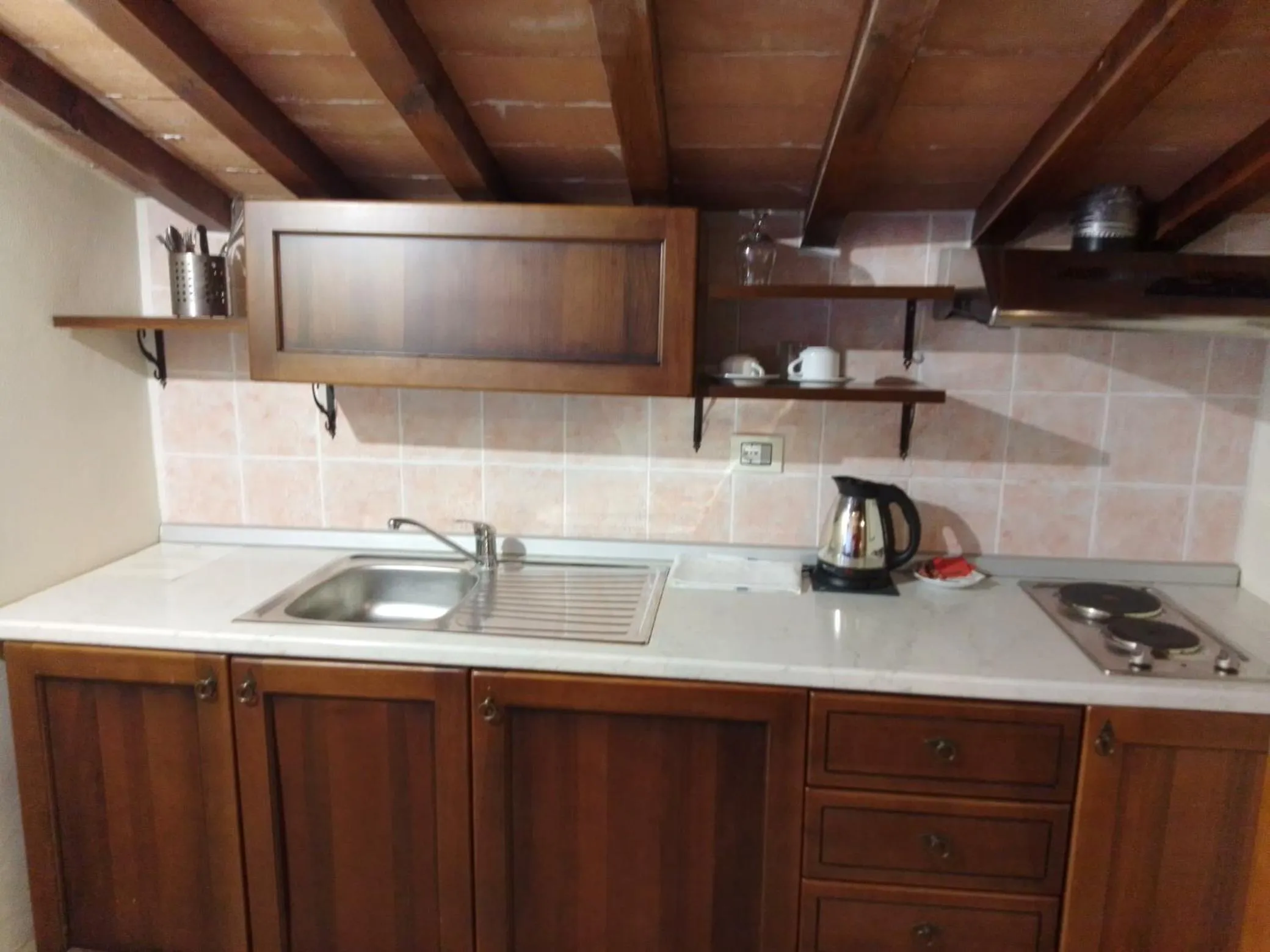 Kitchen or kitchenette in Relais La Corte di Cloris
