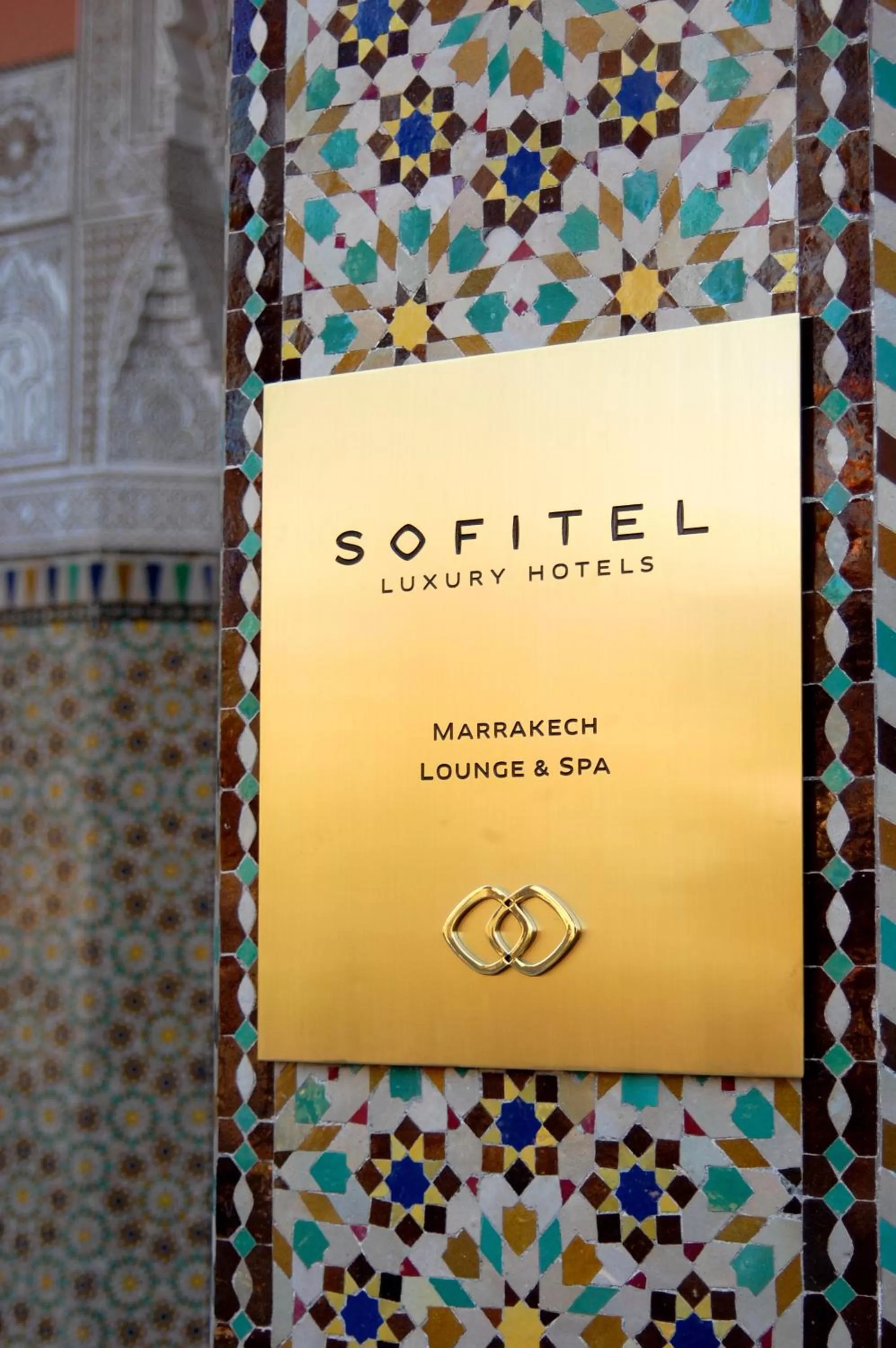 Decorative detail in Sofitel Marrakech Lounge and Spa