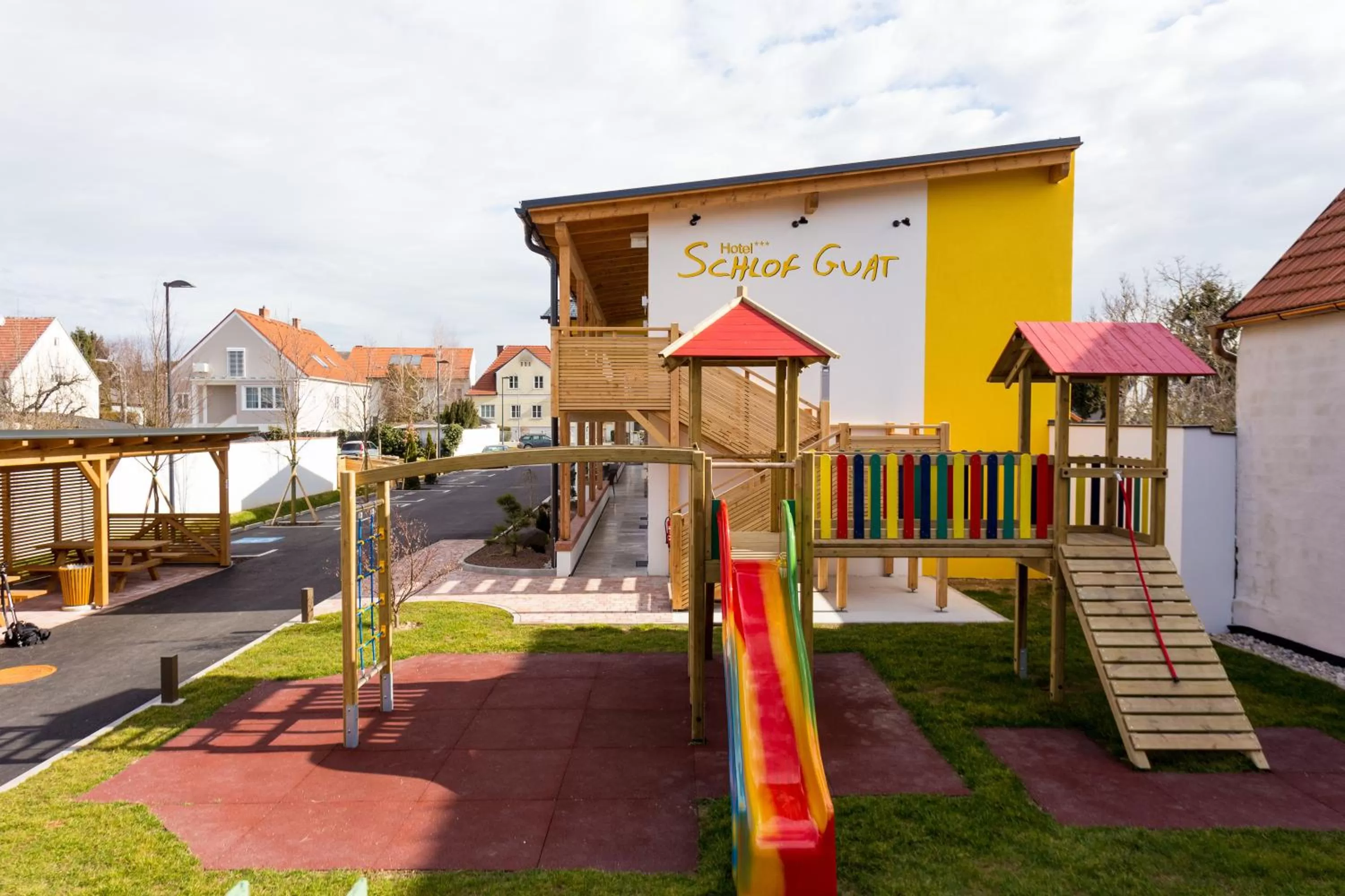 Children play ground in Hotel Schlof Guat
