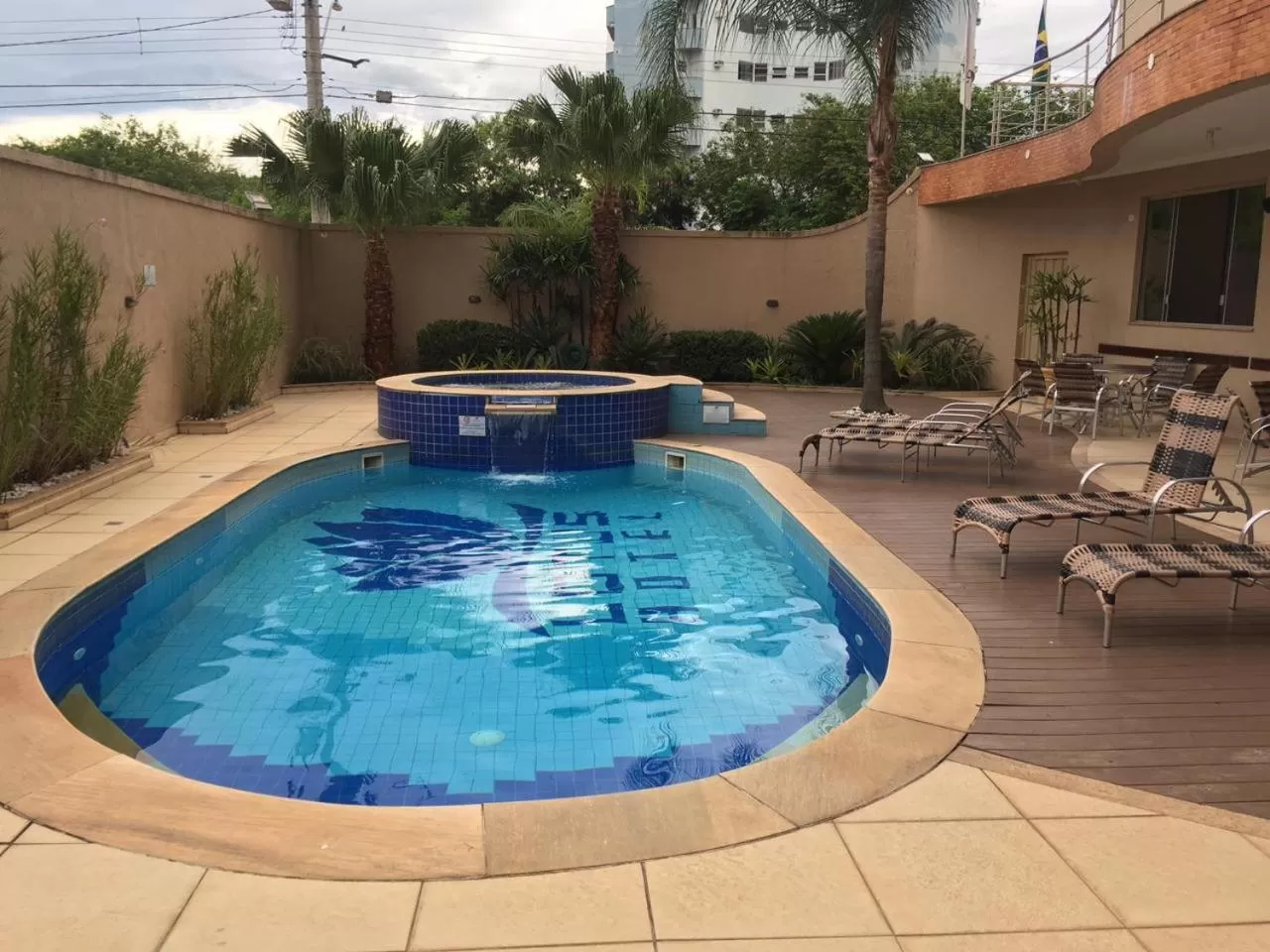 Pool view in Lotus Hotel - à 6 km do Santuário de Aparecida-SP